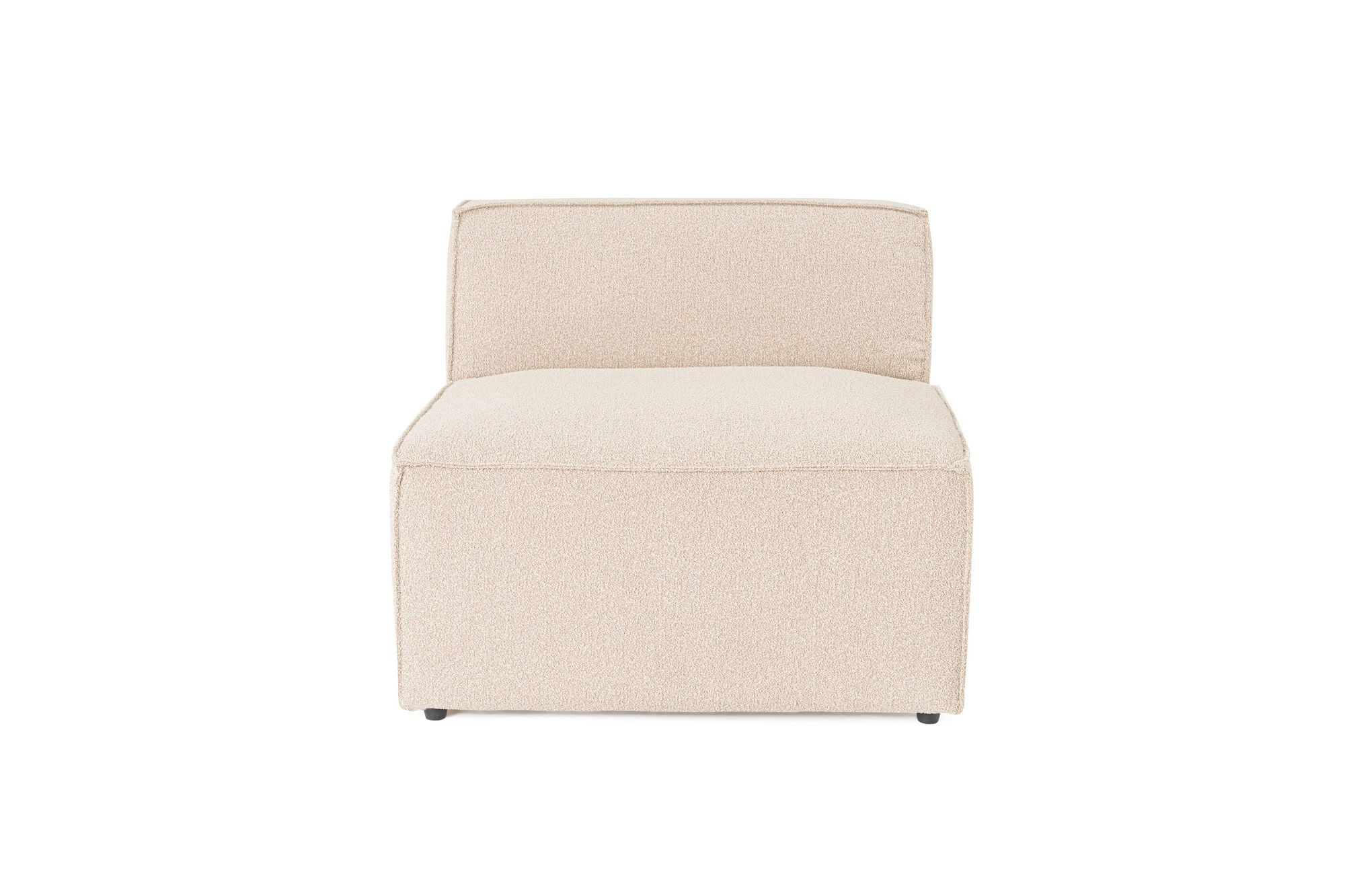 Canapea 1 loc, Atelier Del Sofa, cadru lemn de carpen, stofa in, piersica, 83x108x65 cm — imaginea 5