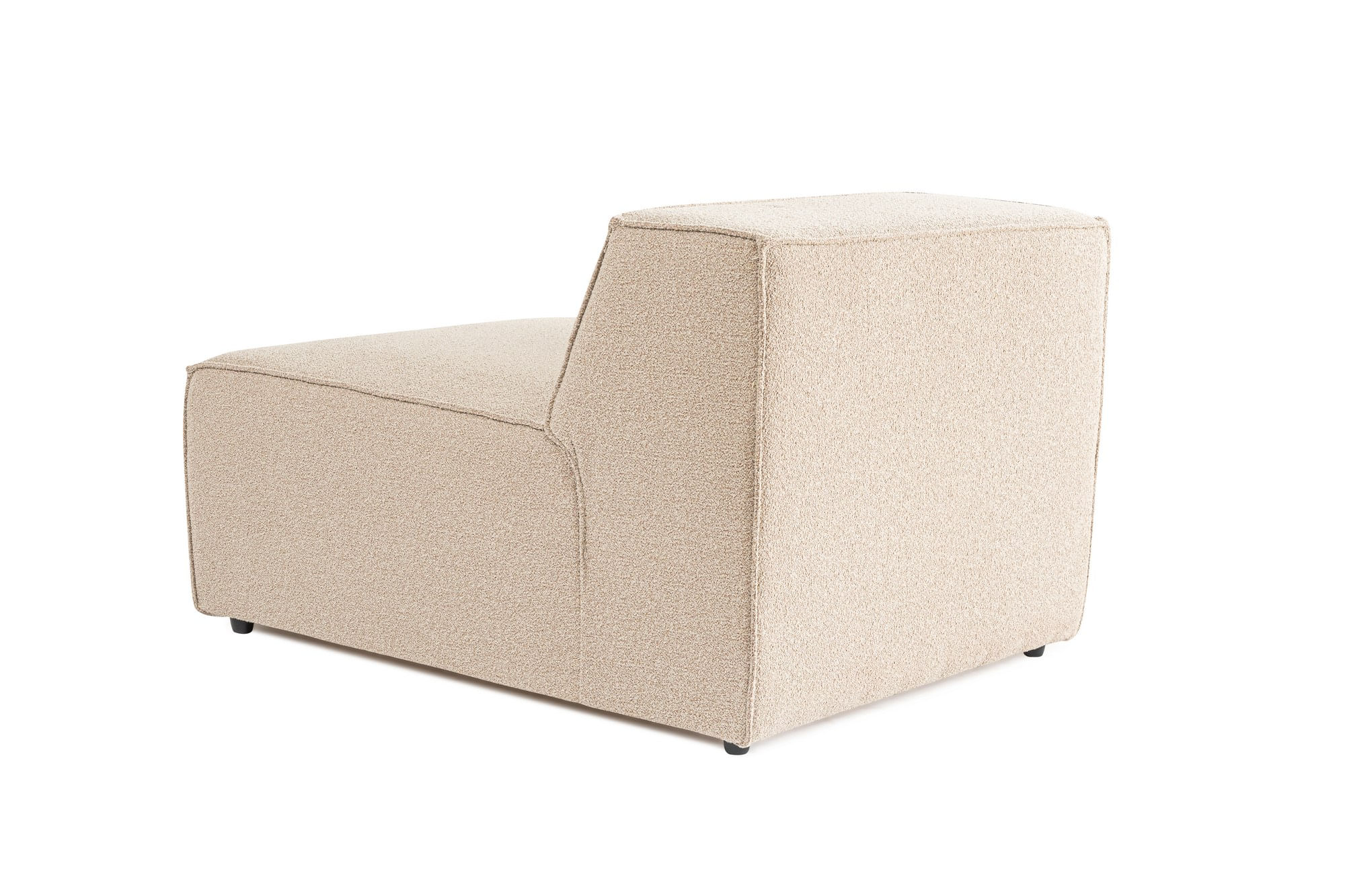 Canapea 1 loc, Atelier Del Sofa, cadru lemn de carpen, stofa in, piersica, 83x108x65 cm — imaginea 6