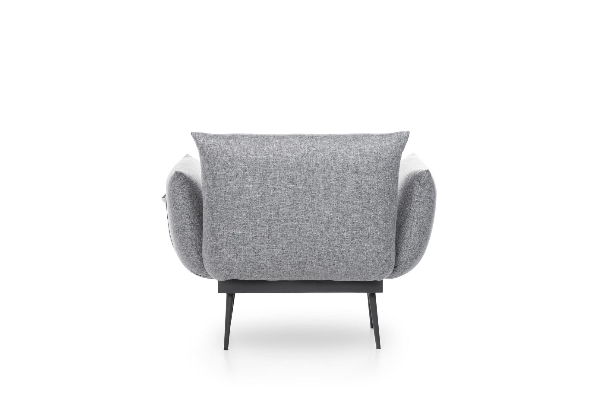 Fotoliu, Hanah Home, stofa in, gri, 90x95x80 cm — imaginea 5