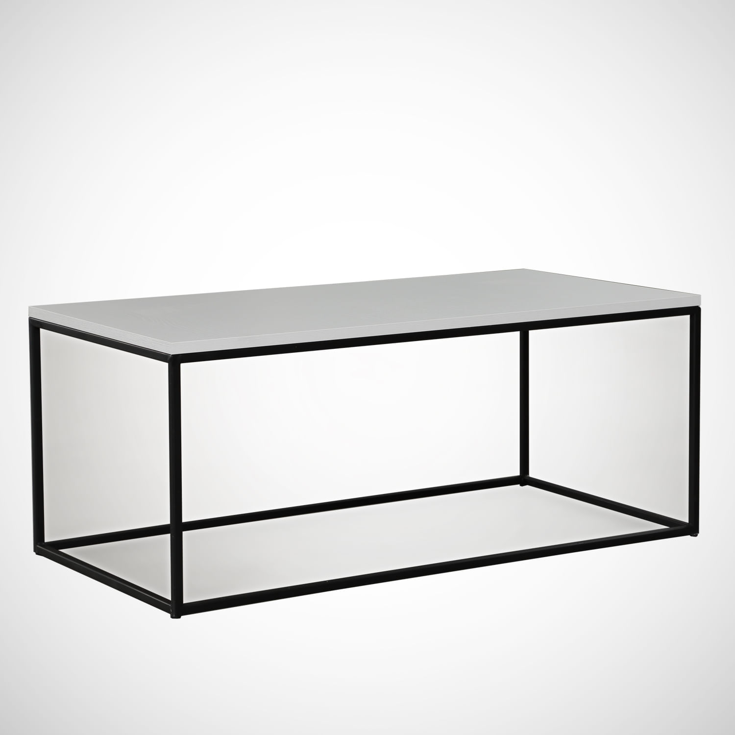 Masuta de cafea, Hanah Home, pal melaminat, alb, 95x55x43 cm, 801CMY2857 — imaginea 6
