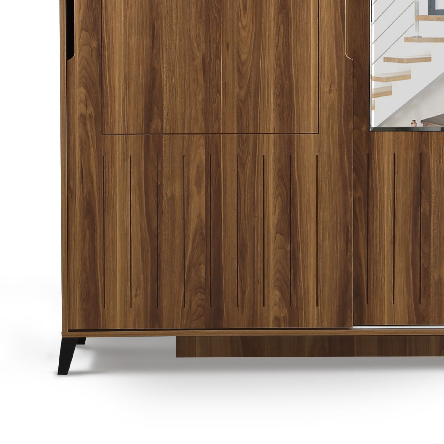 Dulap, Hanah Home, pal melaminat, nuc, 170x60x216 cm — imaginea 3