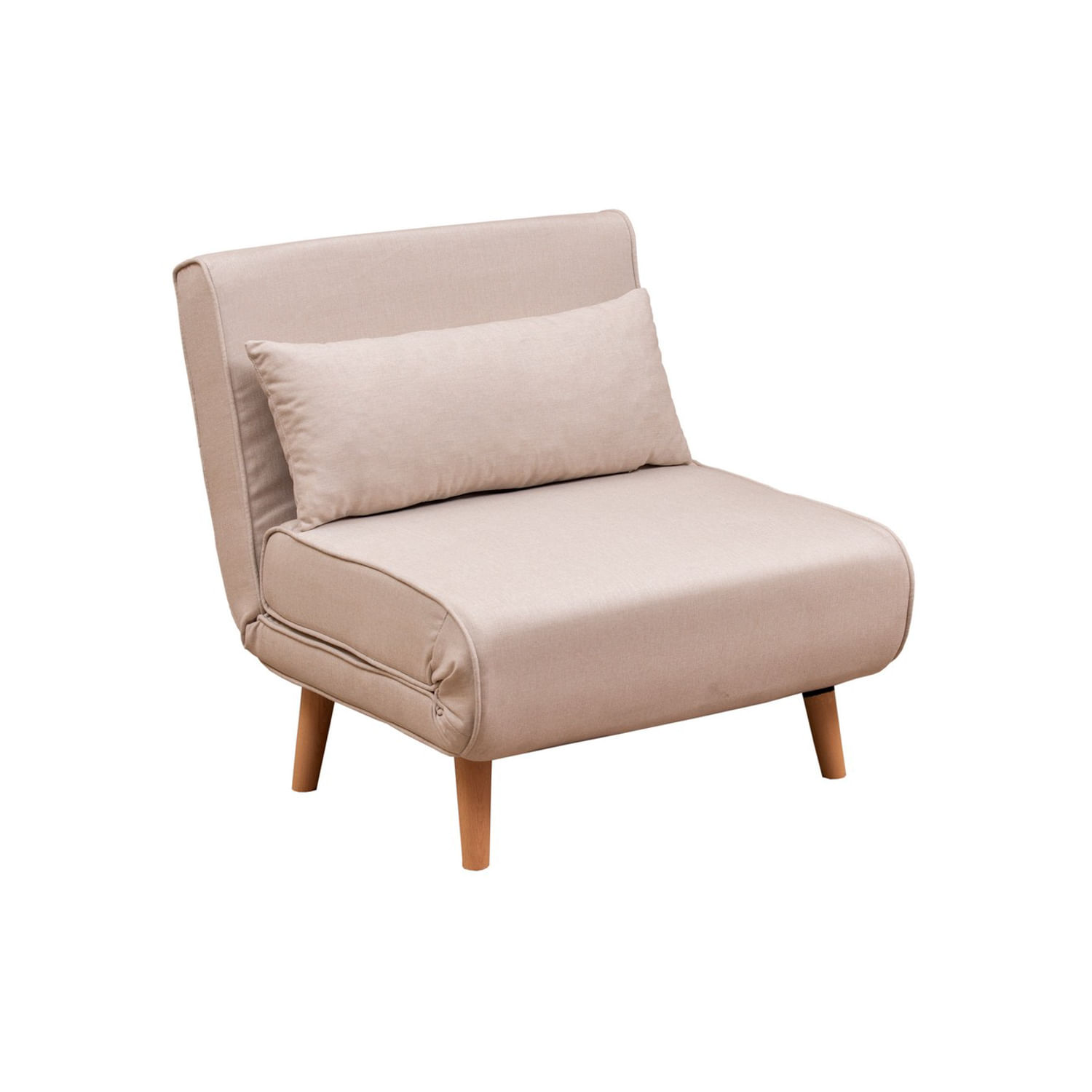 Canapea extensibila, Hanah Home, metal, crem, 180x80 cm — imaginea 9