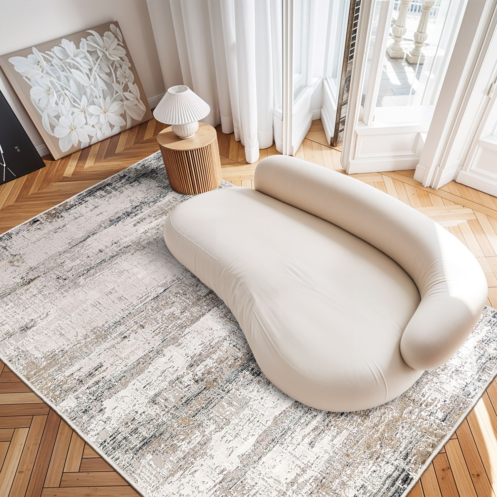 Covor, Conceptum Hypnose, multicolor, 160x230 cm, 100% poliester, antiderapant, 368HFT1381 - 4 | YEO