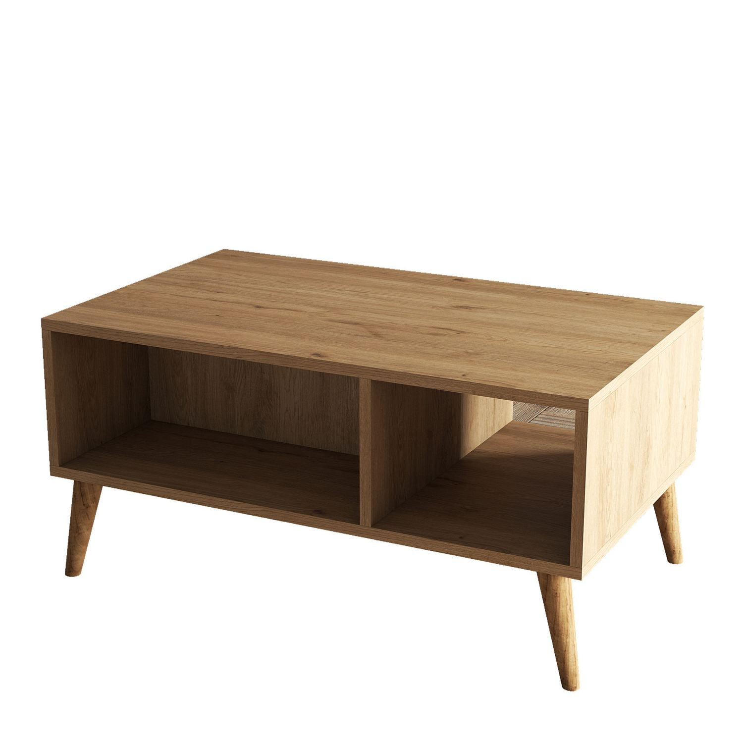 Masa de cafea, Hanah Home, pal melaminat, stejar, 90x41.6x54 cm — imaginea 3
