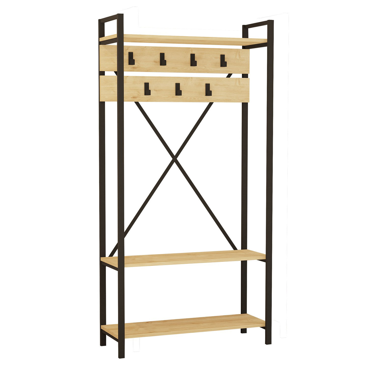 Cuier, Hanah Home, pal melaminat, safir, 90x34x180 cm — imaginea 4