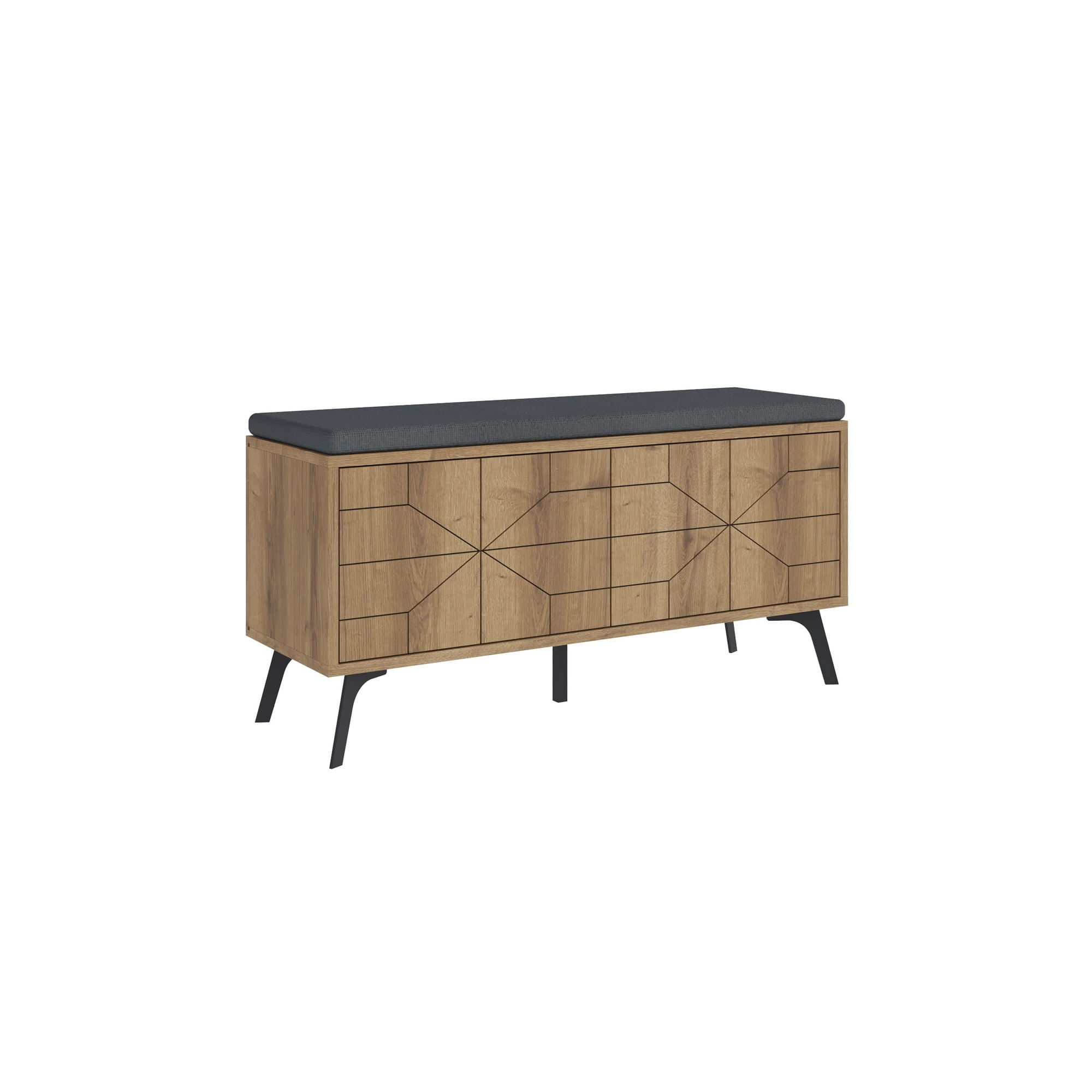 Dulap pantofi, Hanah Home, pal melaminat, hitit, 107x35x55 cm