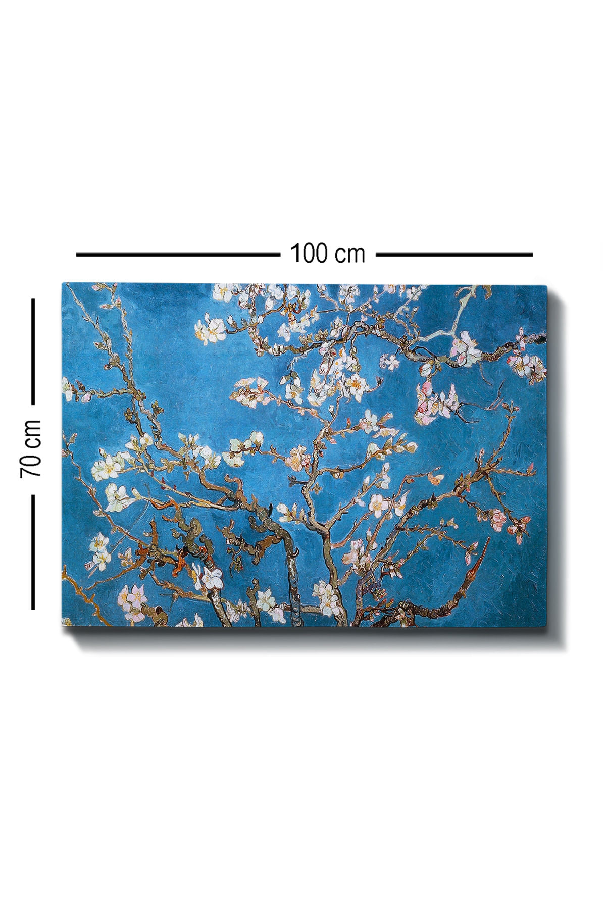 Tablou canvas decorativ, Wallxpert, 100% panza, multicolor, 70x100 cm, vincent van gogh
