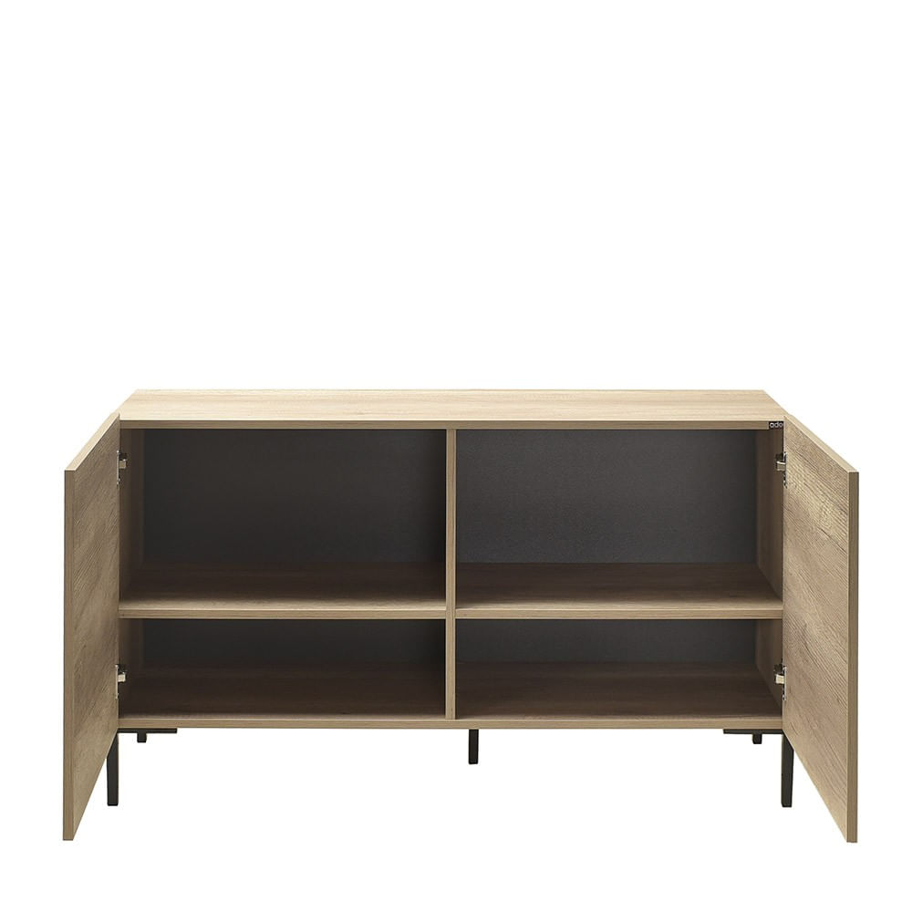 Comoda tv, Hanah Home, panou de particule melaminat, taupe, 120x43x70 cm — imaginea 6