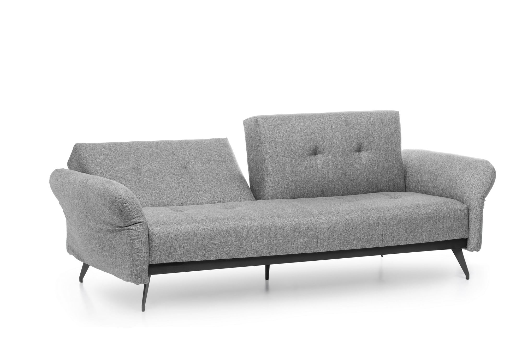 Canapea extensibila, Atelier Del Sofa, structura metalica, stofa in, gri, 190x125 cm — imaginea 11