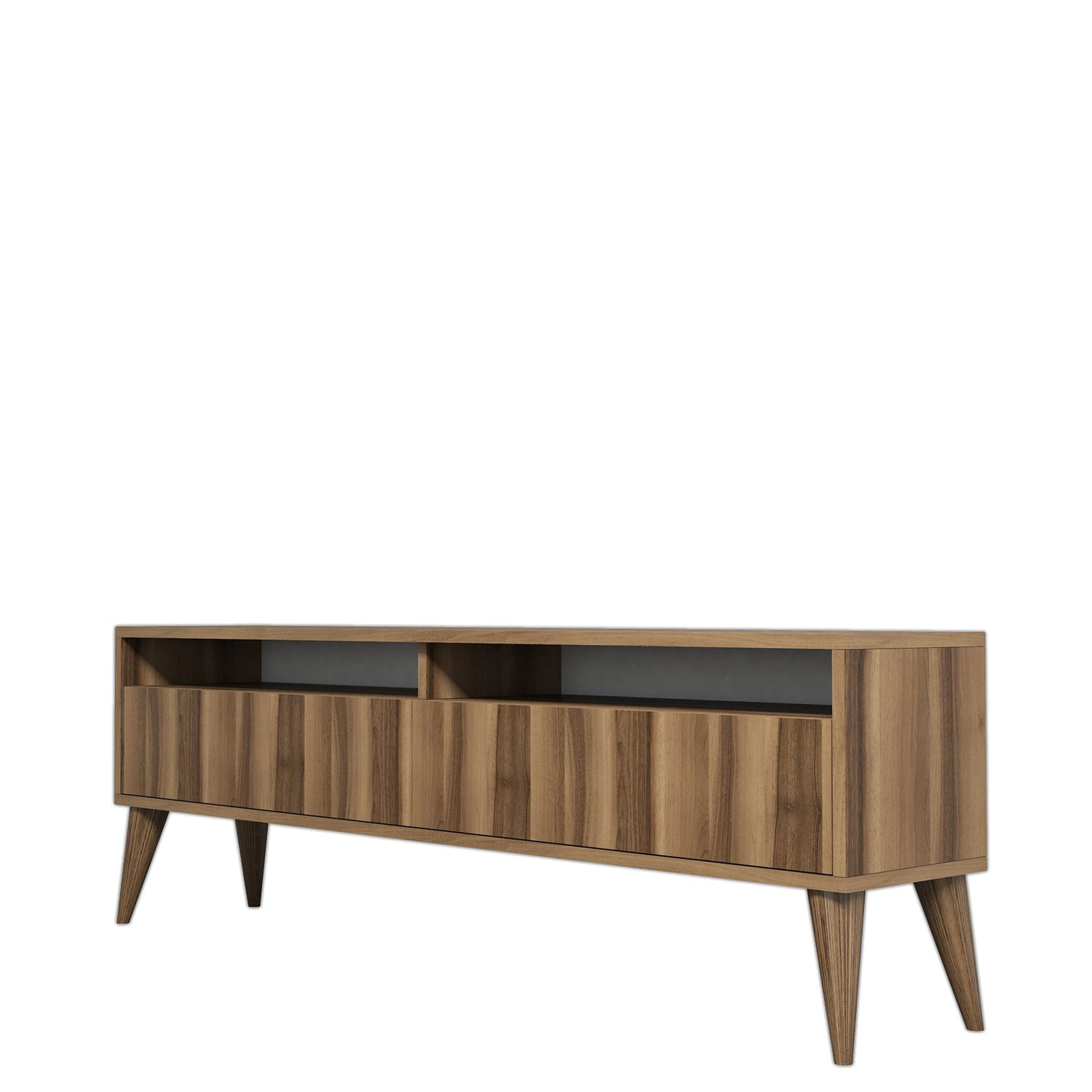 Comoda tv, Hanah Home, pal melaminat, nuc, 150x50x30 cm, 845HCT5507 — imaginea 3