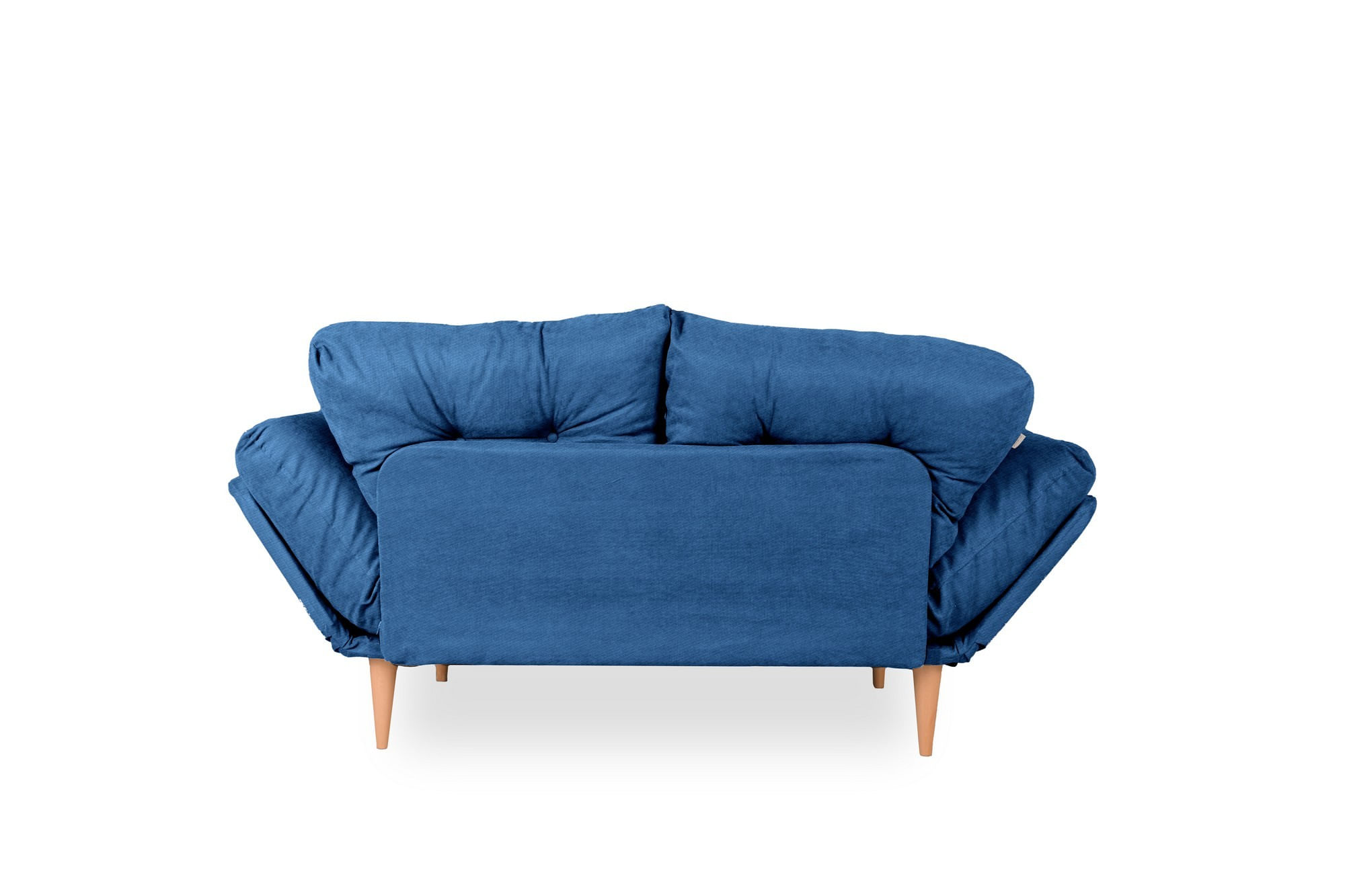 Canapea extensibila, Atelier Del Sofa, stofa tip in, albastru parliament, 200x70 cm — imaginea 2