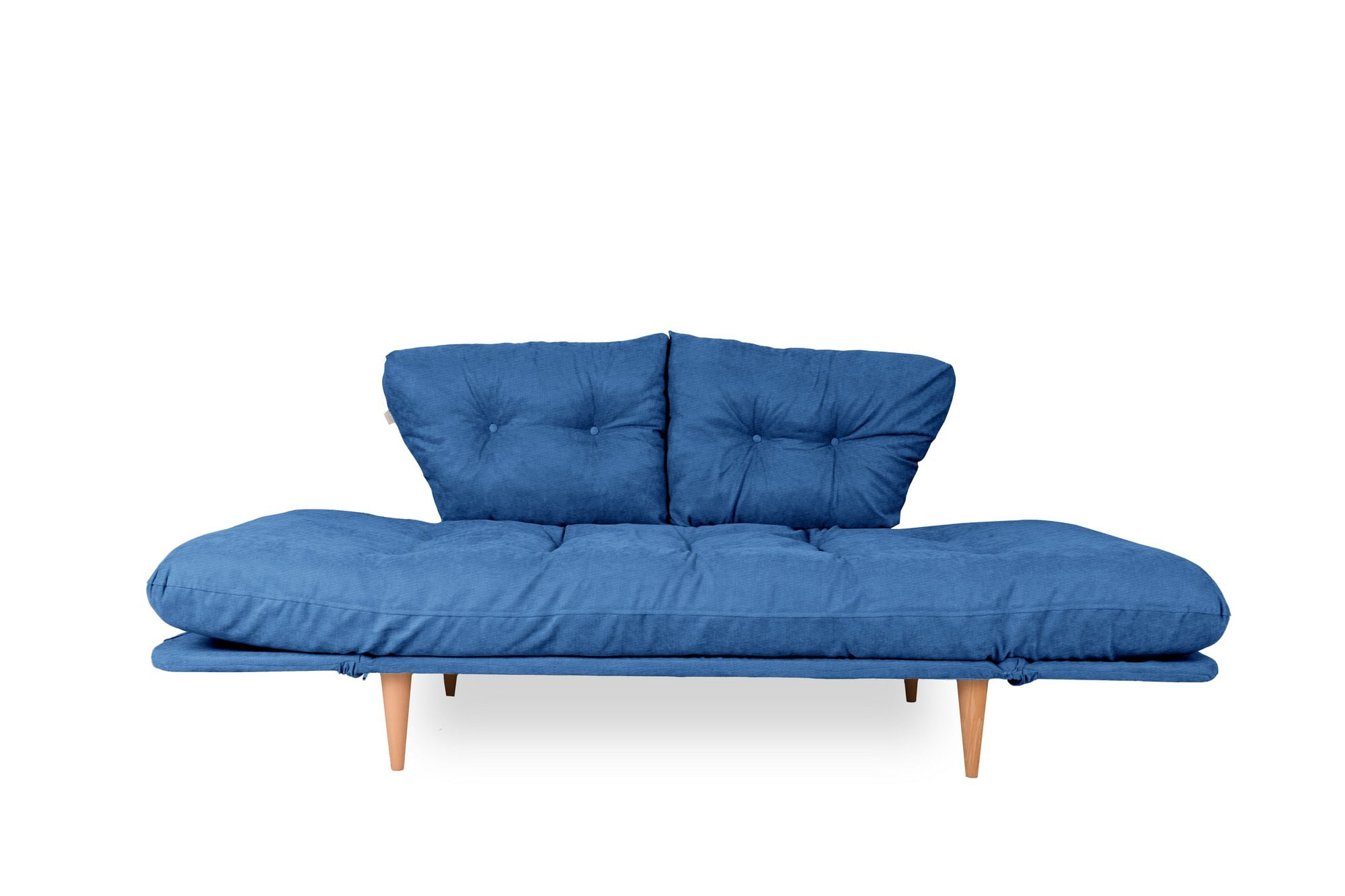 Canapea extensibila, Atelier Del Sofa, stofa tip in, albastru parliament, 200x70 cm — imaginea 5