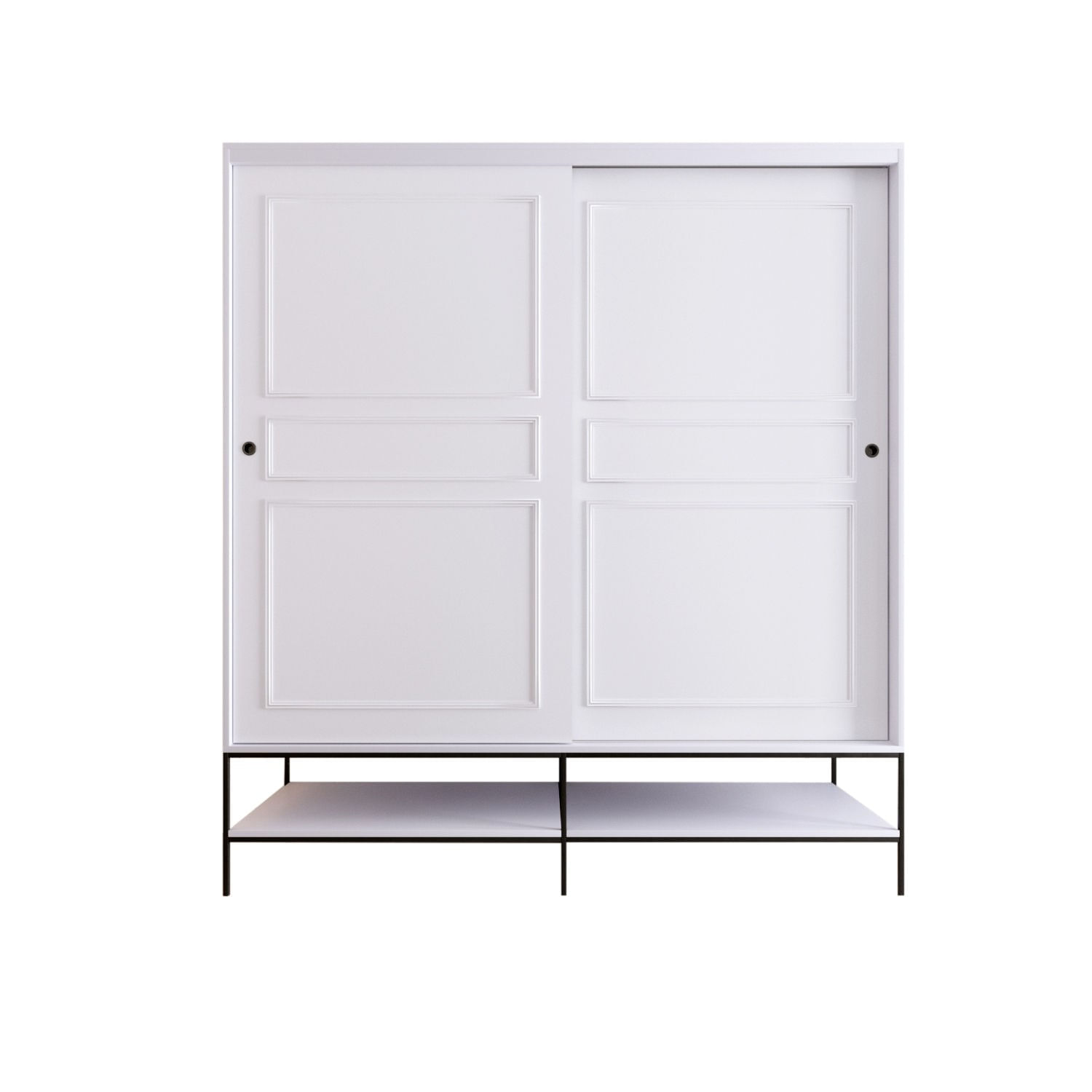 Sifonier, Hanah Home, pal melaminat, alb, 190x57x200 cm — imaginea 6