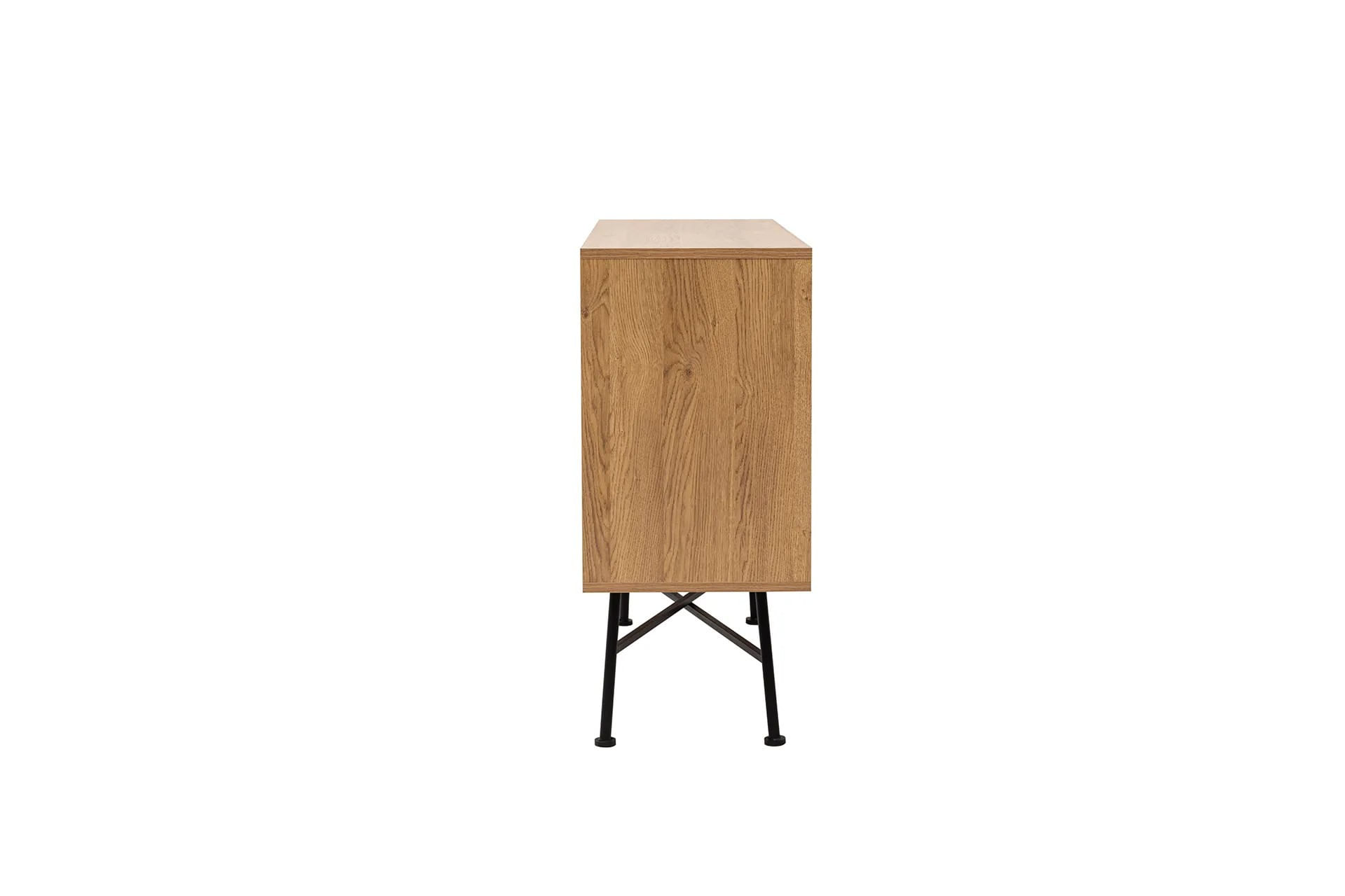 Consola, Hanah Home, pal melaminat, natural, 120x40x90 cm — imaginea 4