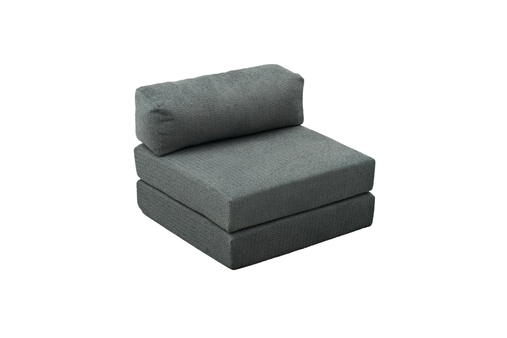 Canapea 1 loc, Atelier Del Sofa, chenille, verde, 95x75x95 cm — imaginea 4