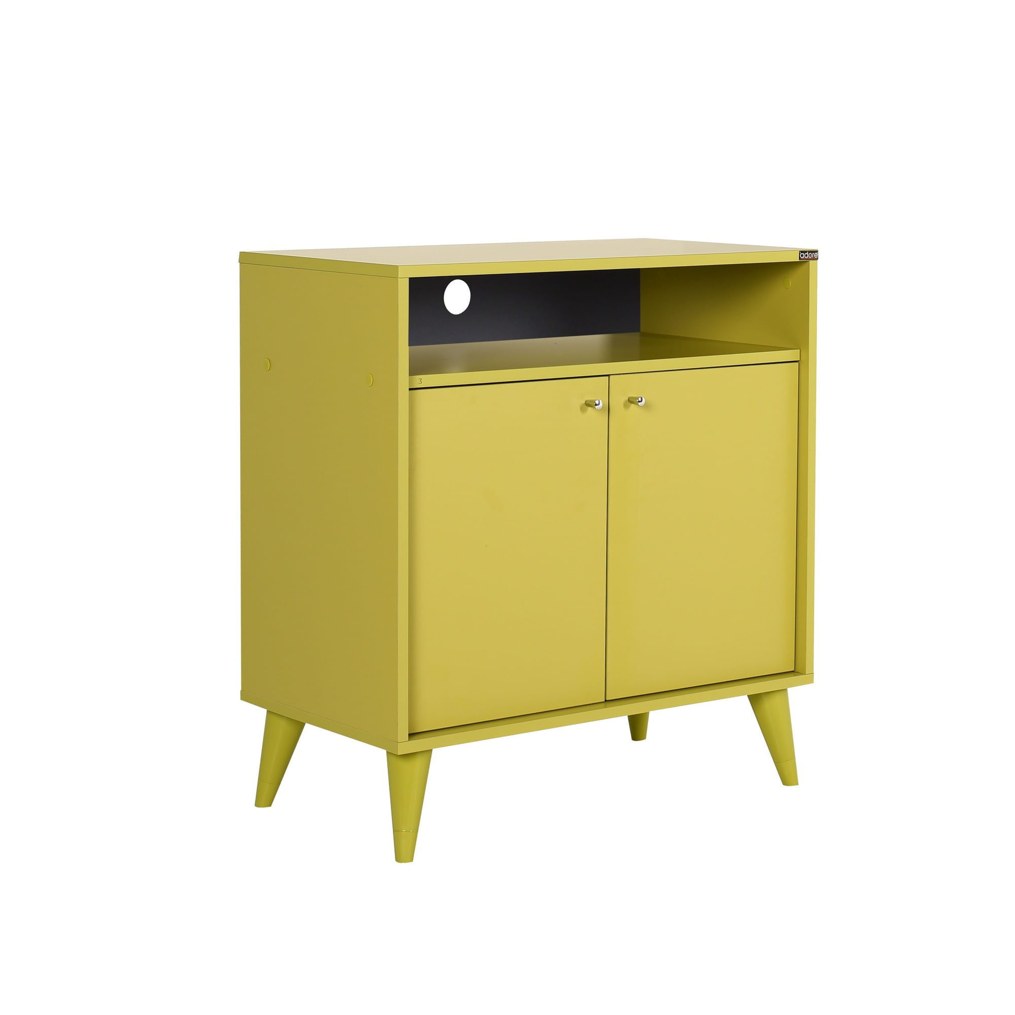 Dulap multifunctional, Hanah Home, pal melaminat, verde, 73x42x79 cm — imaginea 2