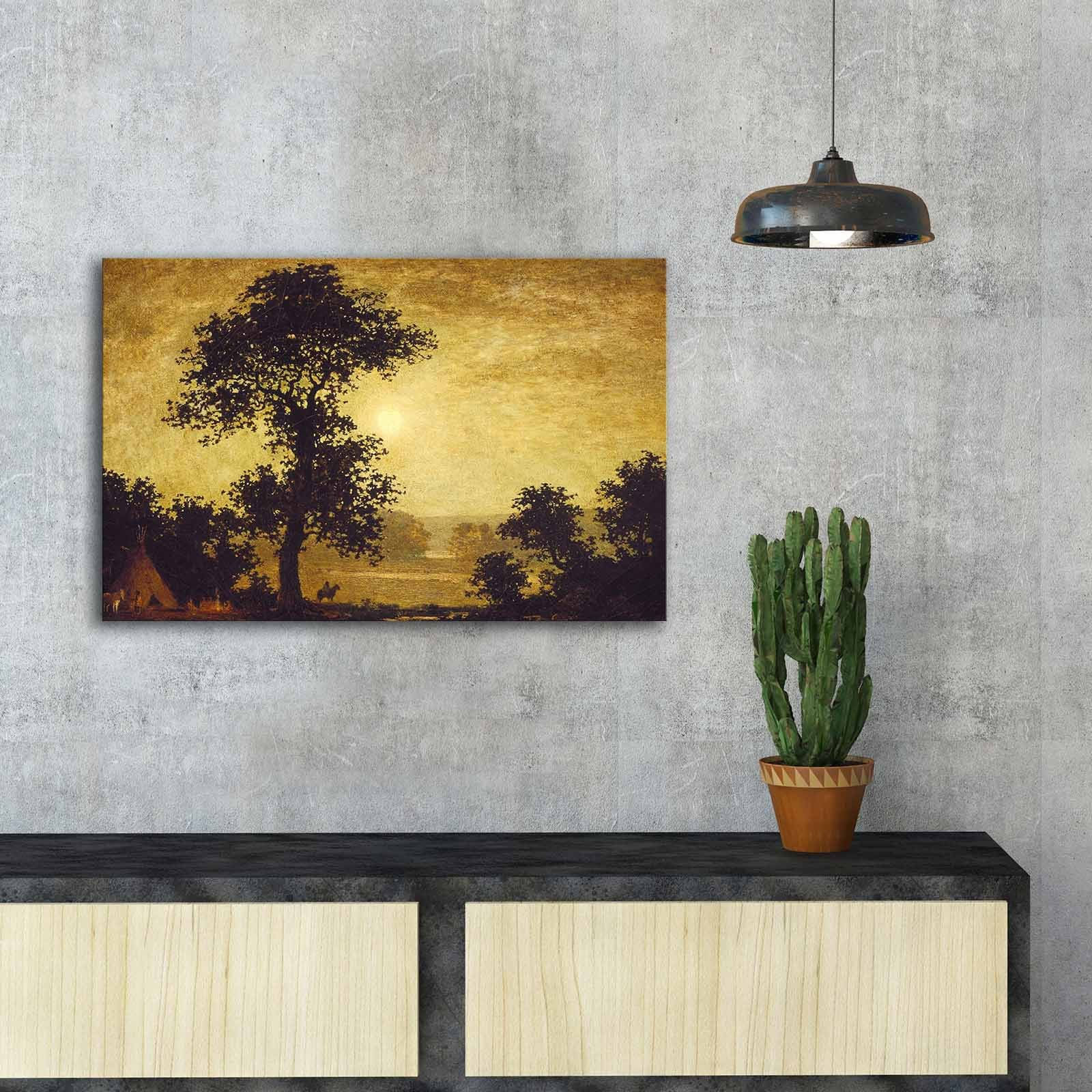 Tablou canvas decorativ, Wallxpert, panza piele de caprioara, multicolor, 45x70 cm, 249CVT1501 - imagine 3