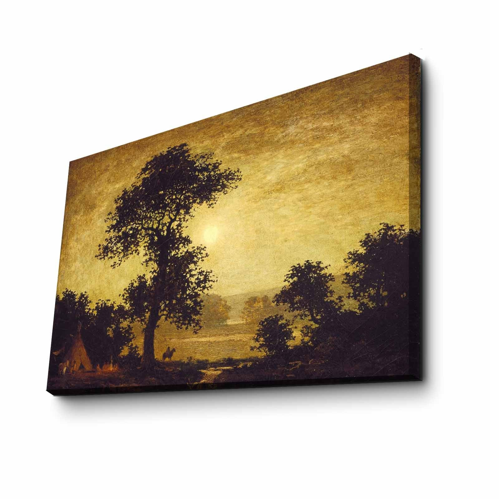 Tablou canvas decorativ, Wallxpert, panza piele de caprioara, multicolor, 45x70 cm, 249CVT1501 - imagine 4