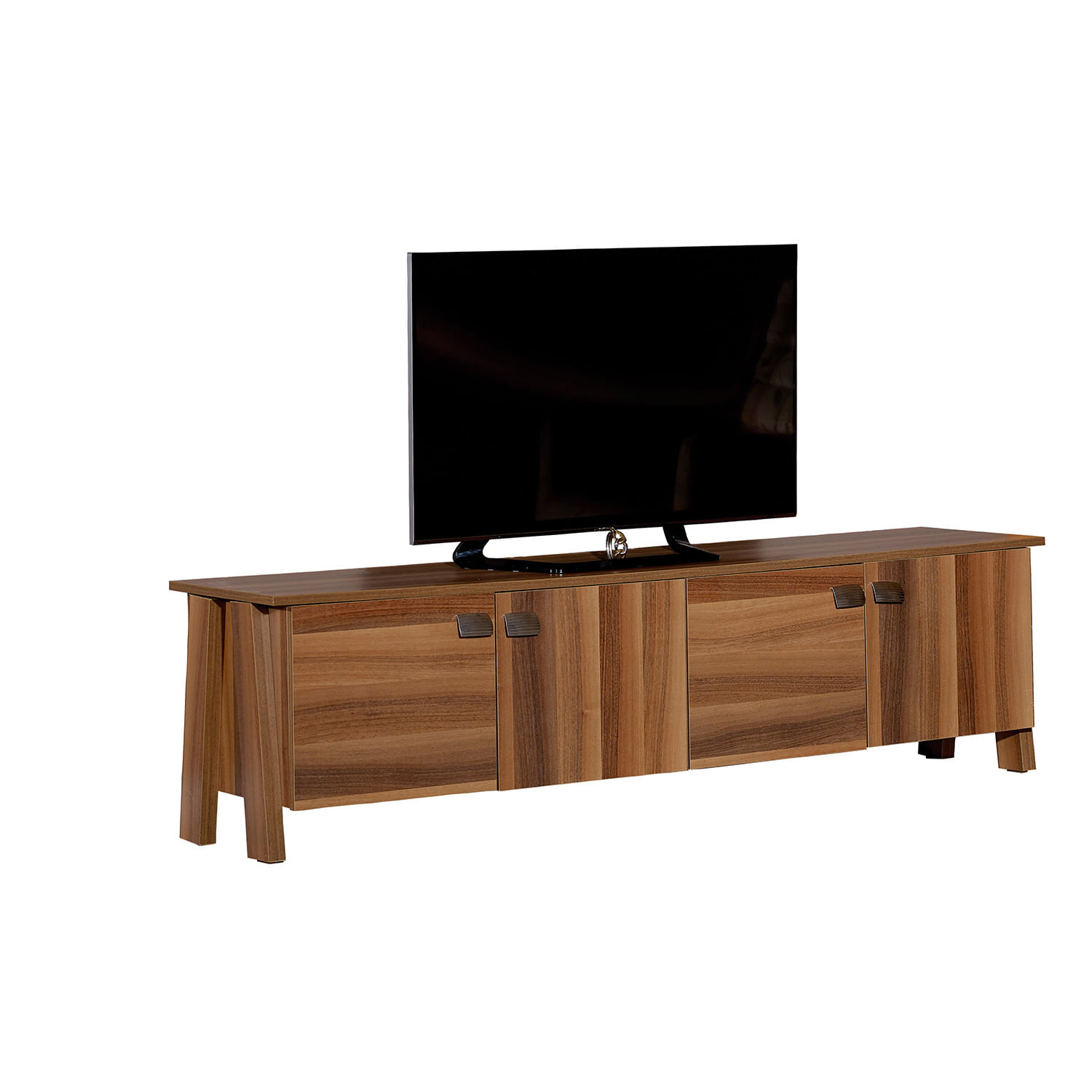 Comoda tv, Hanah Home, pal melaminat, maro, 189x45x50 cm — imaginea 2
