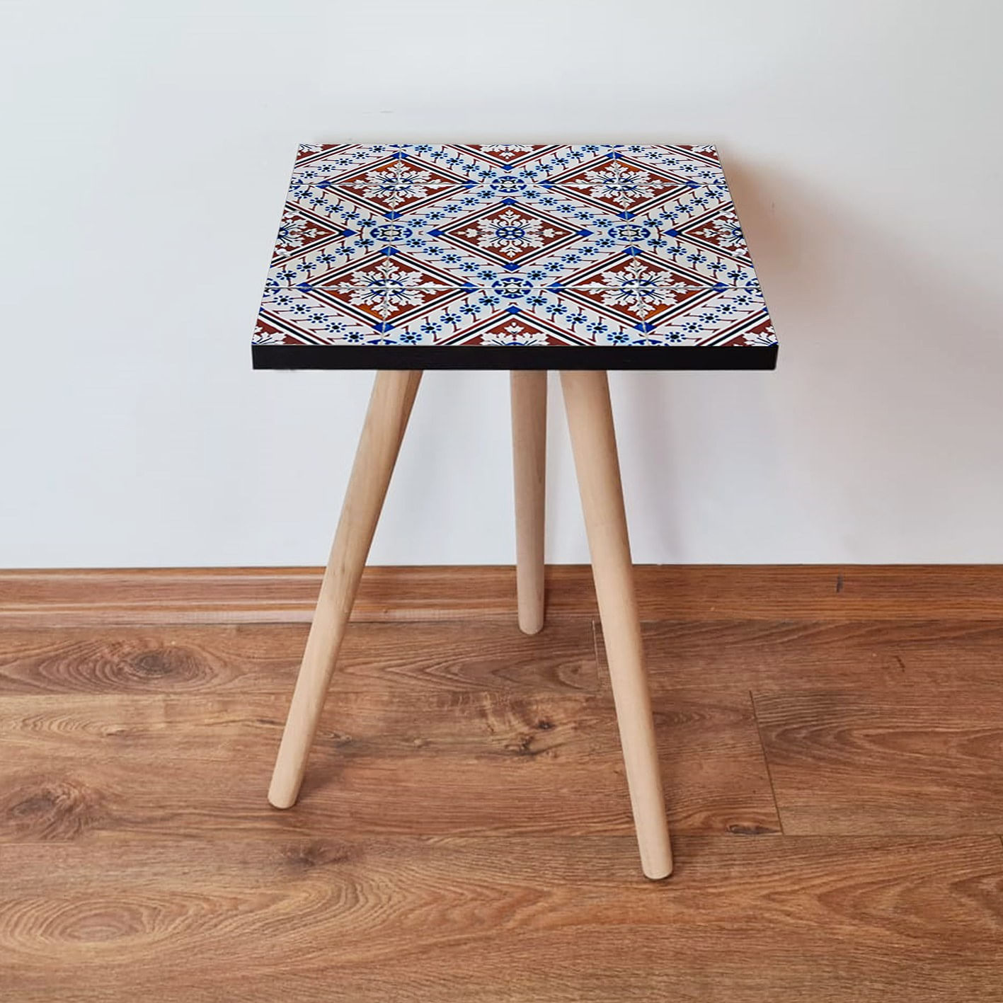 Masuta de cafea, Hanah Home, mdf, alb, 35x35x42 cm