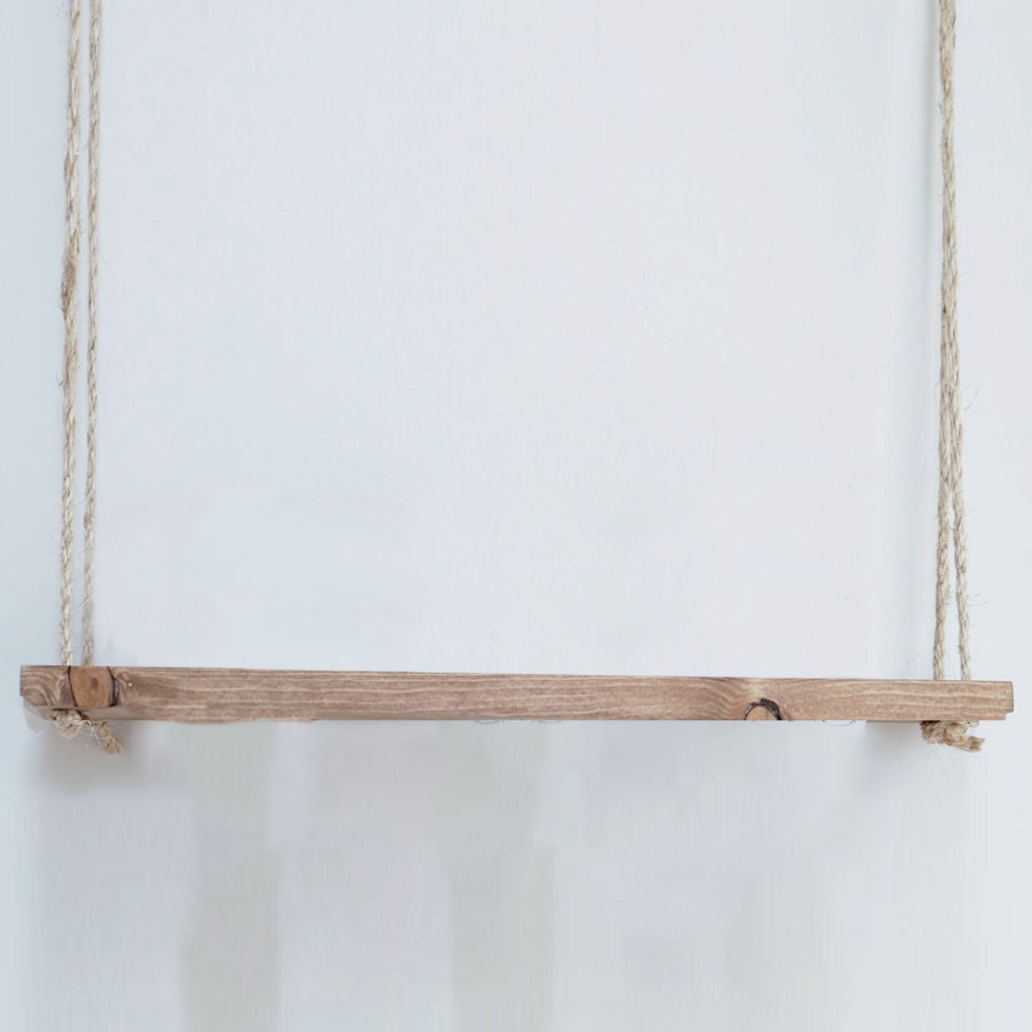 Raft de perete, Hanah Home, lemn de molid, nuc, 60x80x13 cm — imaginea 3