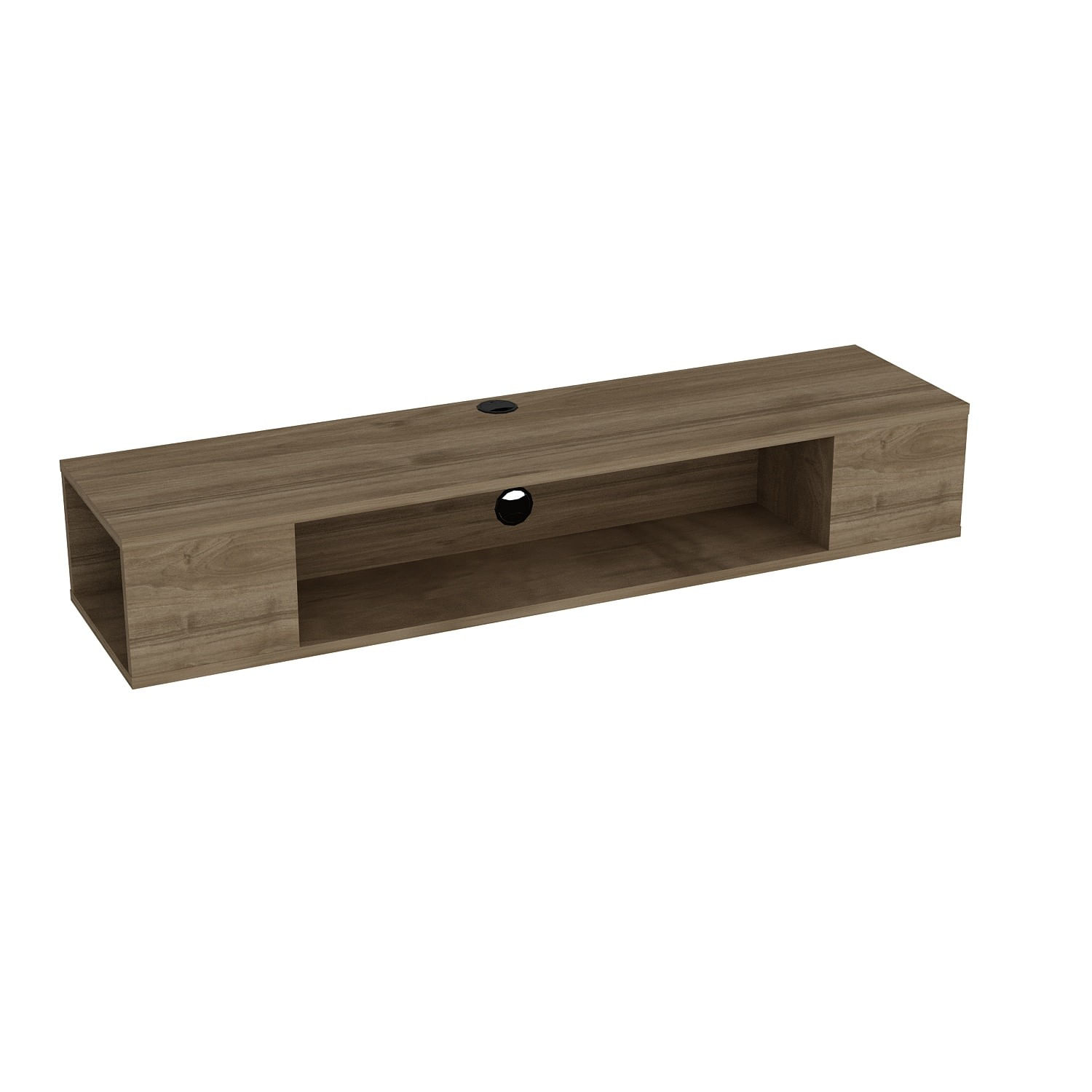 Comoda tv, Hanah Home, pal melaminat, nuc, 135x23x35.2 cm — imaginea 3