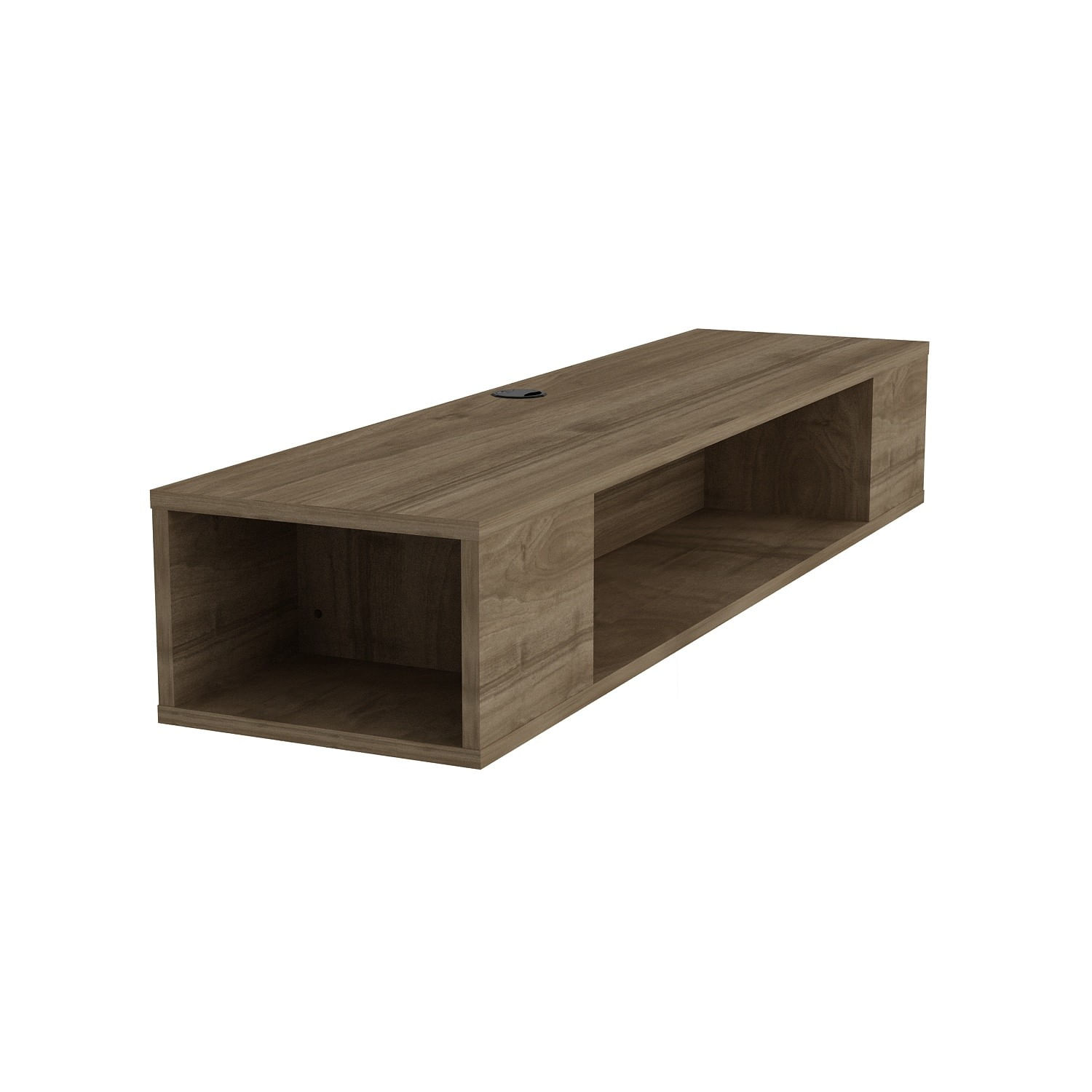 Comoda tv, Hanah Home, pal melaminat, nuc, 135x23x35.2 cm — imaginea 4