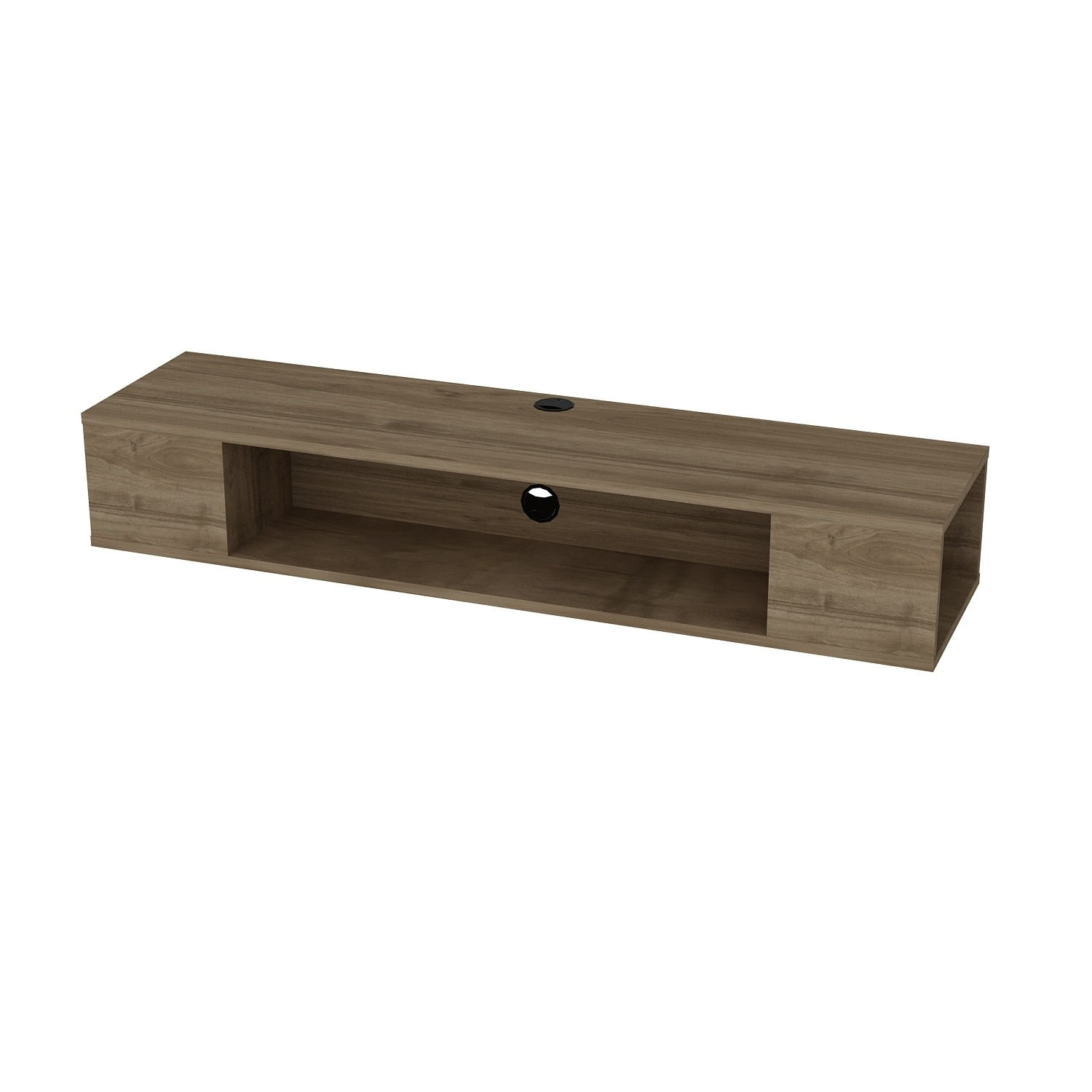 Comoda tv, Hanah Home, pal melaminat, nuc, 135x23x35.2 cm — imaginea 7