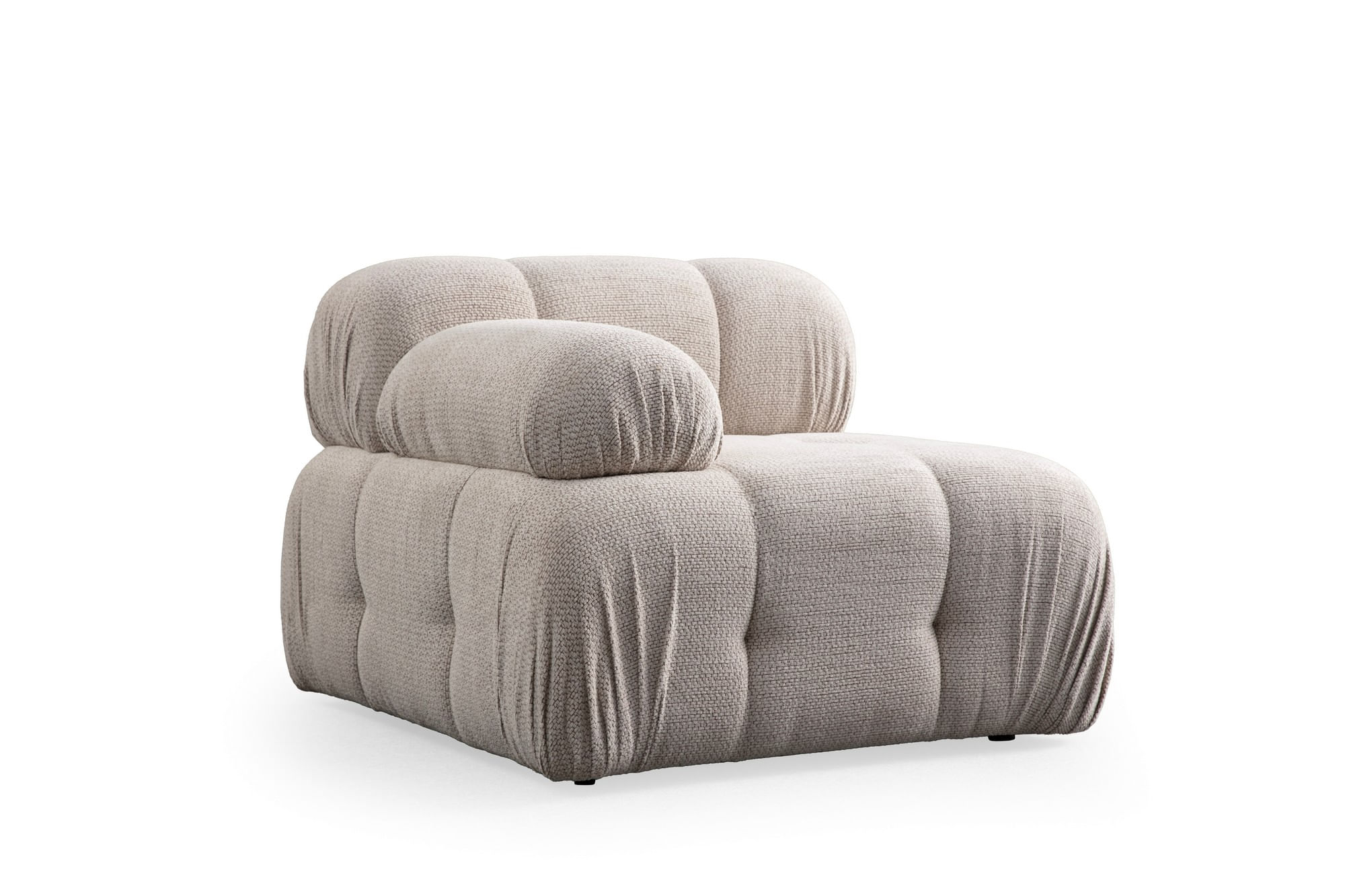 Fotoliu, Atelier Del Sofa, lemn fag si pal, crem, 95x95x75 cm — imaginea 2
