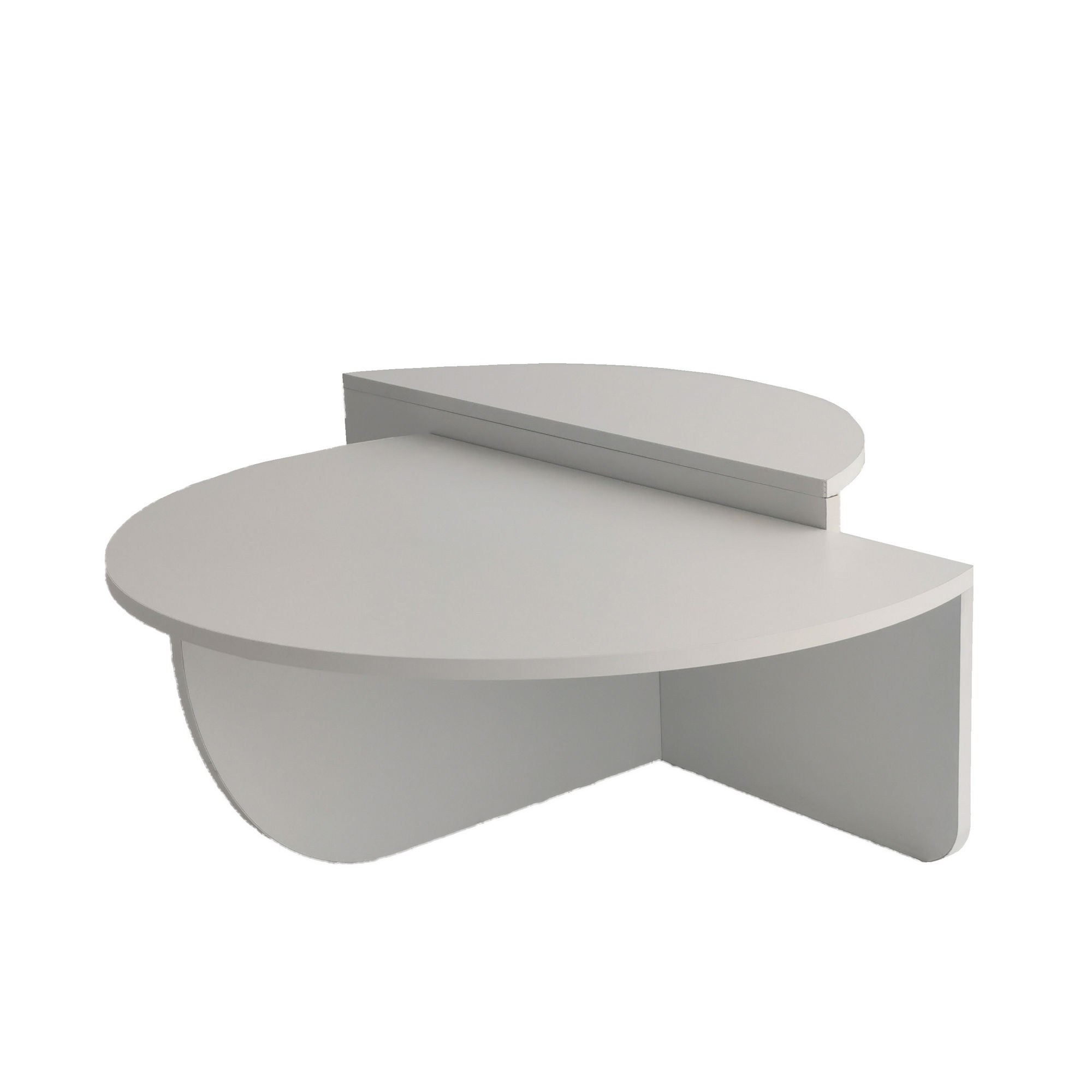 Masuta de cafea, Hanah Home, pal melaminat, alb, 90x60x30 cm — imaginea 3