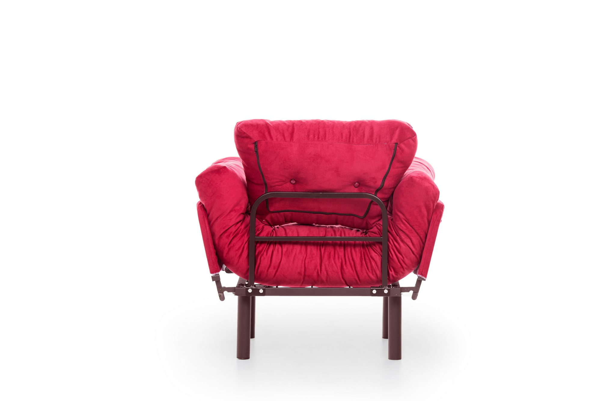 Fotoliu, Atelier Del Sofa, metal, poliester, maro, 95x85x70 cm — imaginea 2