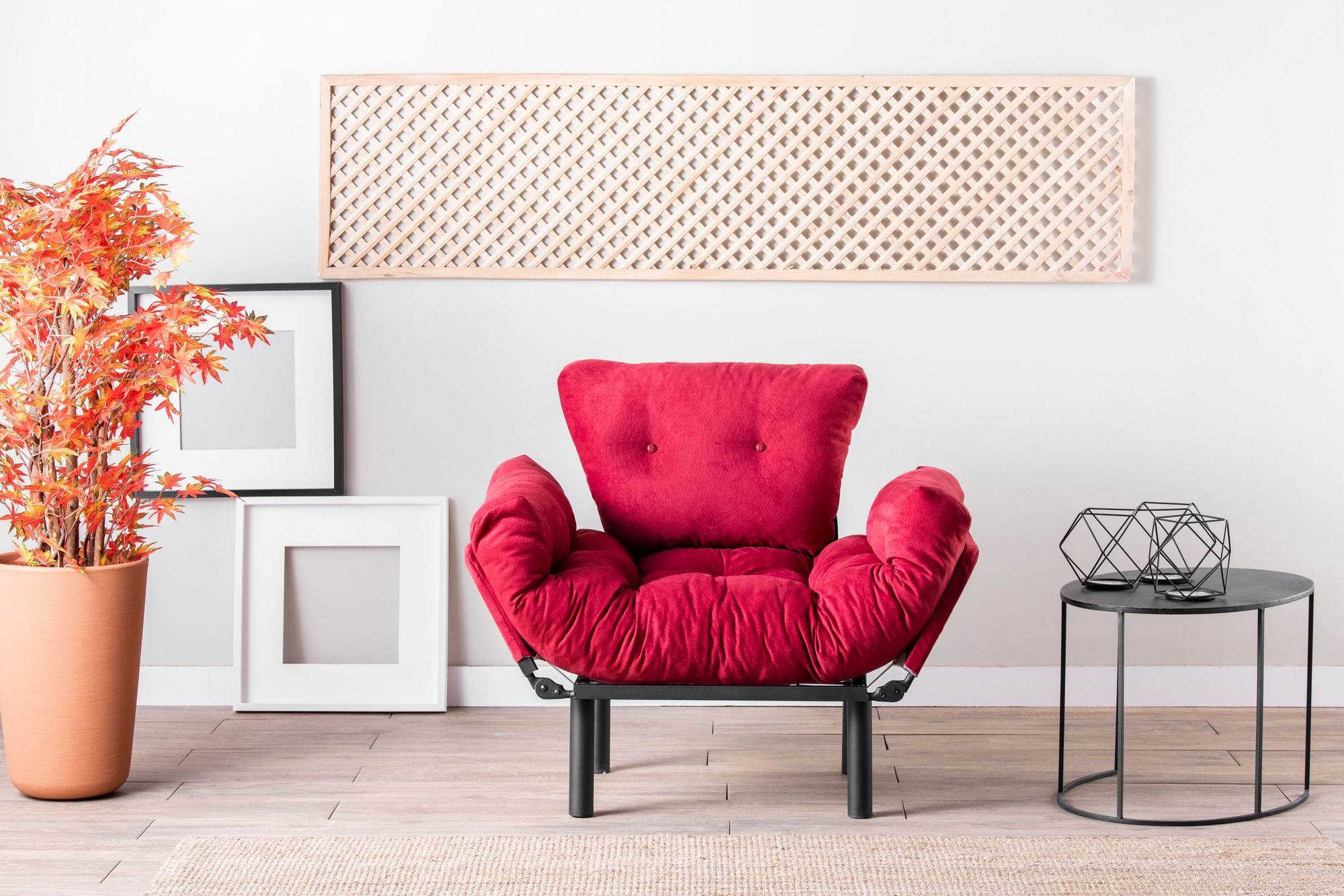Fotoliu, Atelier Del Sofa, metal, poliester, maro, 95x85x70 cm — imaginea 5