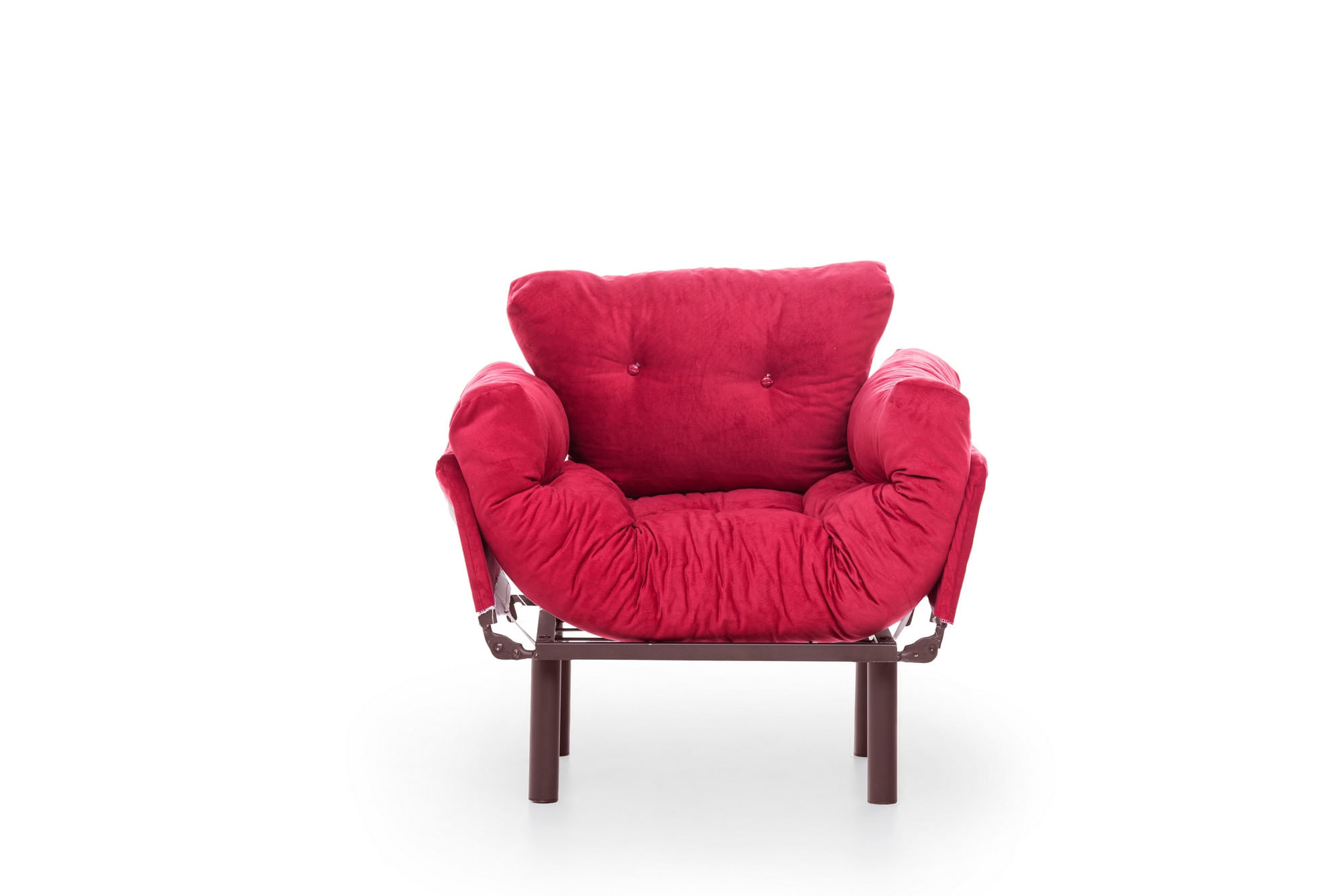 Fotoliu, Atelier Del Sofa, metal, poliester, maro, 95x85x70 cm — imaginea 13