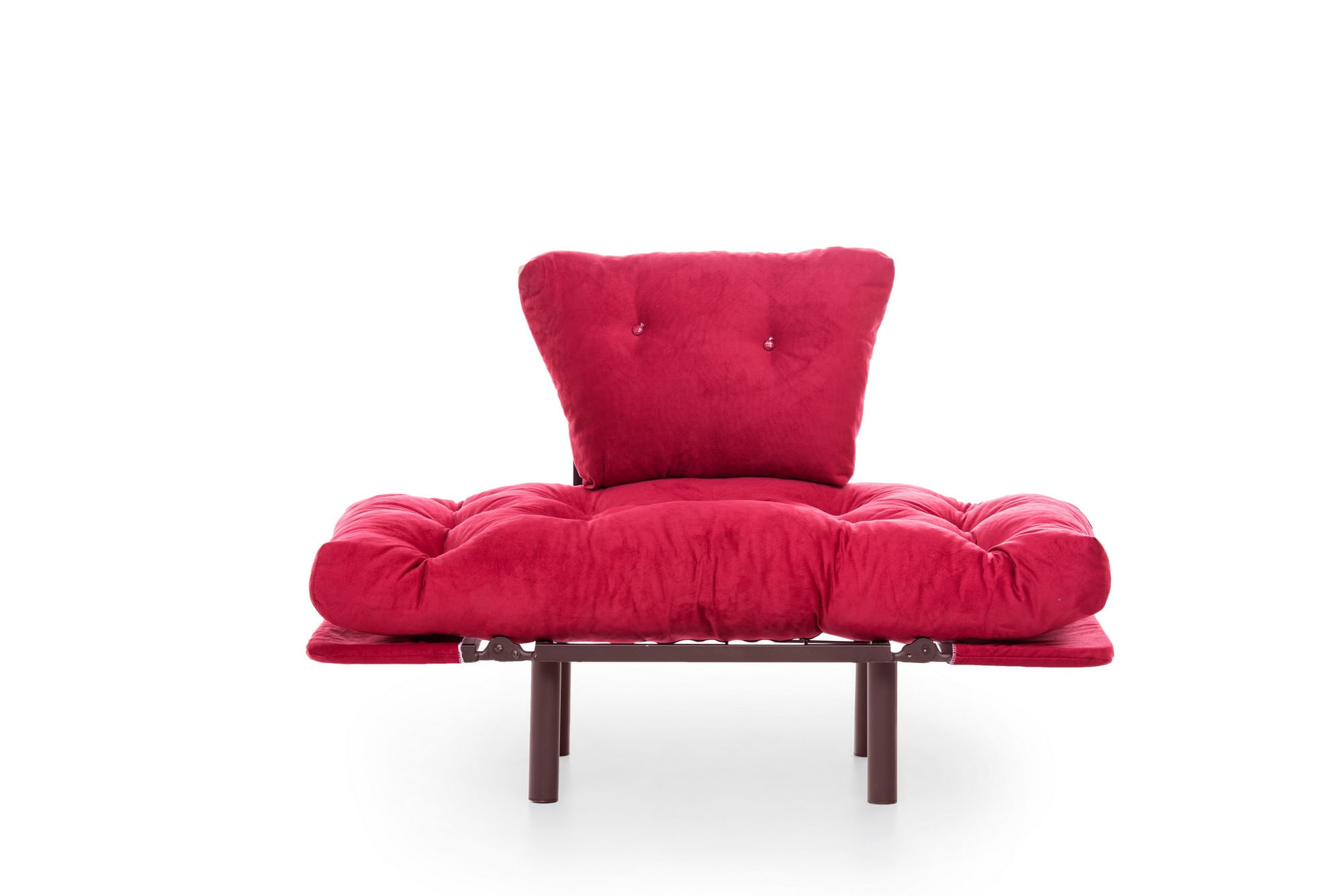 Fotoliu, Atelier Del Sofa, metal, poliester, maro, 95x85x70 cm — imaginea 14