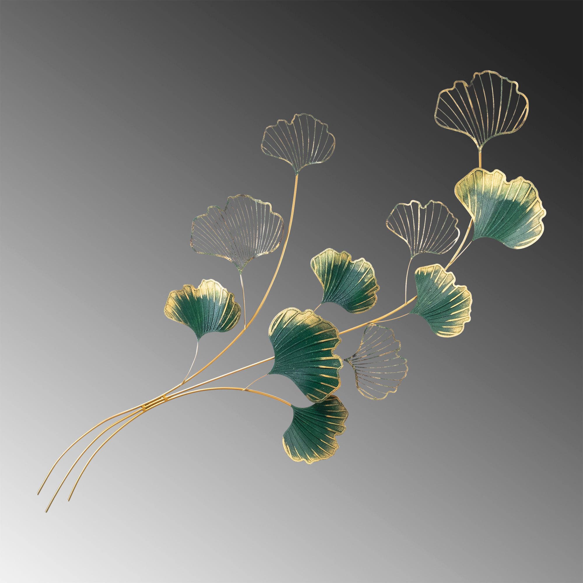Accesoriu decorativ de perete, Wallxpert, metal, multicolor, 120x4x100 cm