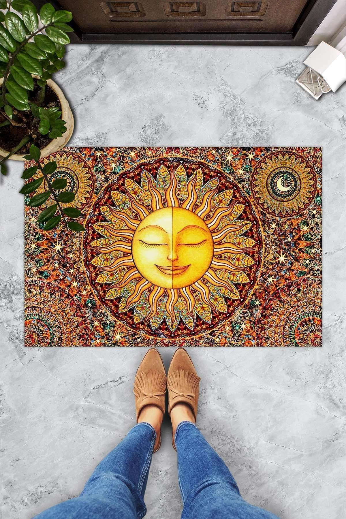 Covoras de intrare, Conceptum Hypnose, multicolor, 40x60 cm, 100% pvc, antiderapant, 877CHL1177