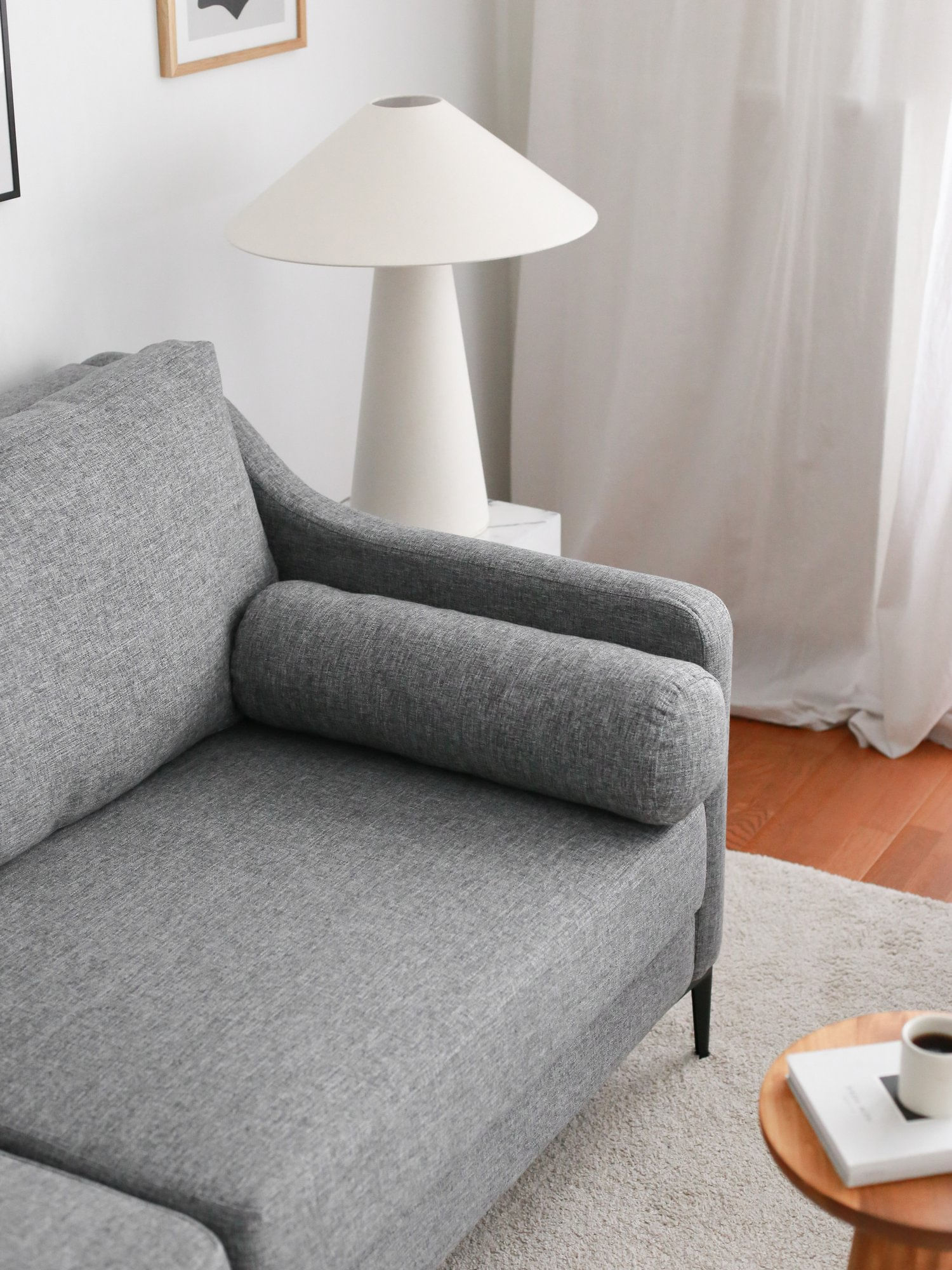 Canapea 3 locuri, Atelier Del Sofa, in, gri, 196x93x82 cm — imaginea 3