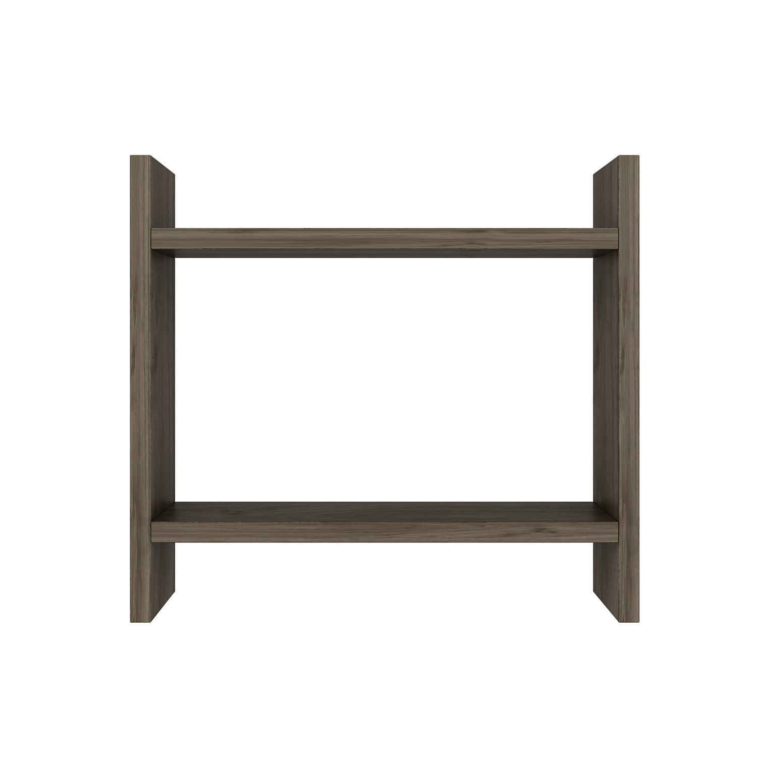 Raft de bucatarie, Hanah Home, panou de particule melaminat, nuc, 34x30x10 cm — imaginea 3