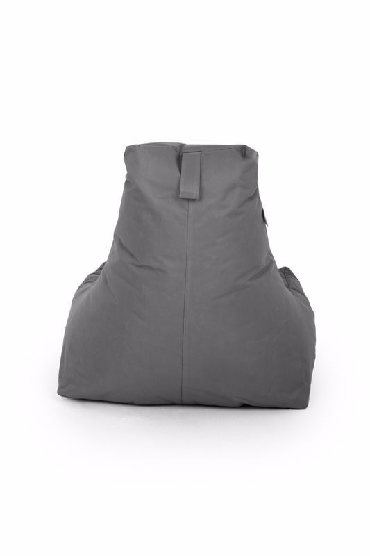 Fotoliu tip sac, Atelier Del Sofa, 100% impertex, gri, 75x55x80 cm — imaginea 4