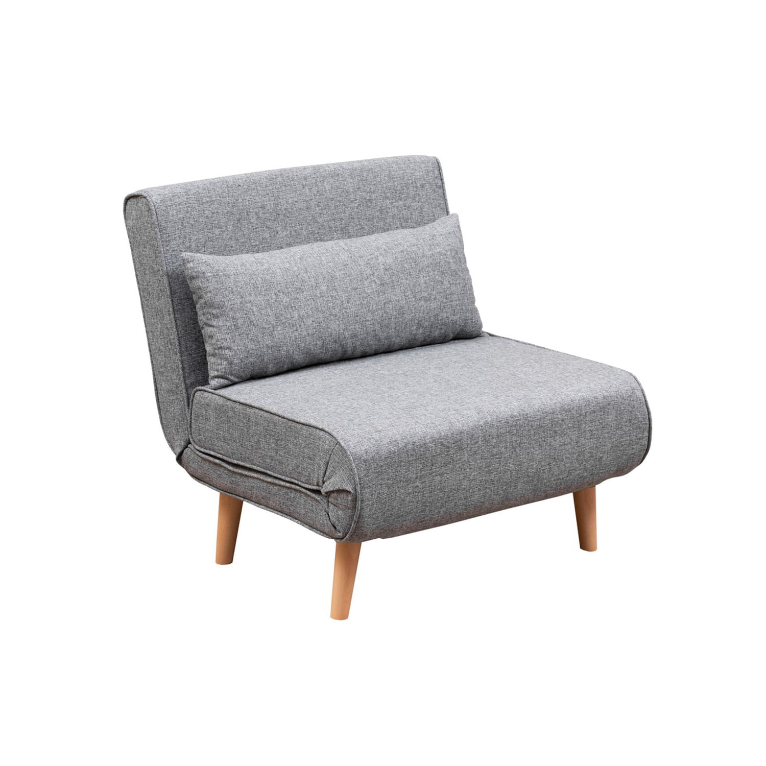 Canapea extensibila, Hanah Home, metal, gri deschis, 180x80 cm — imaginea 8