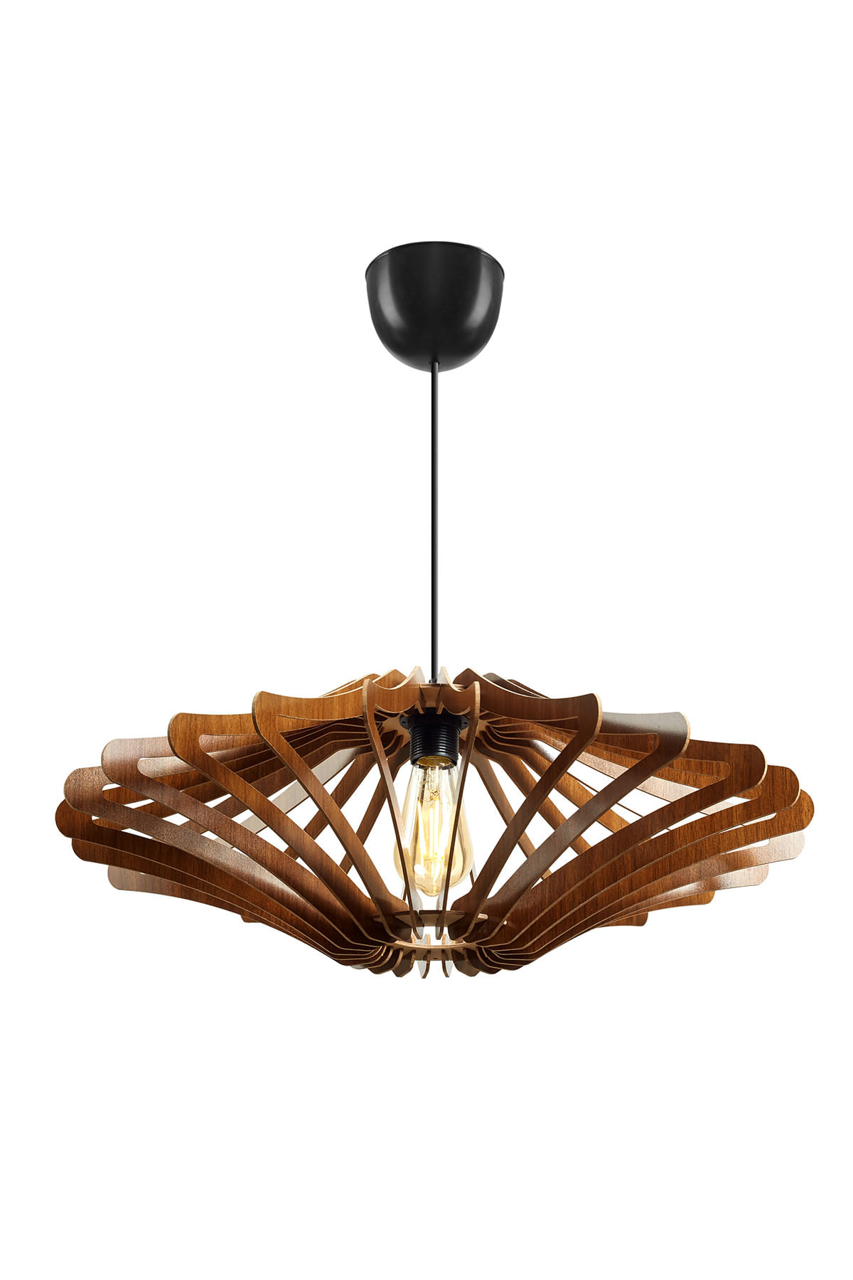 Candelabru, Opviq, mdf, nuc, 47x19x55 cm - 1 | YEO