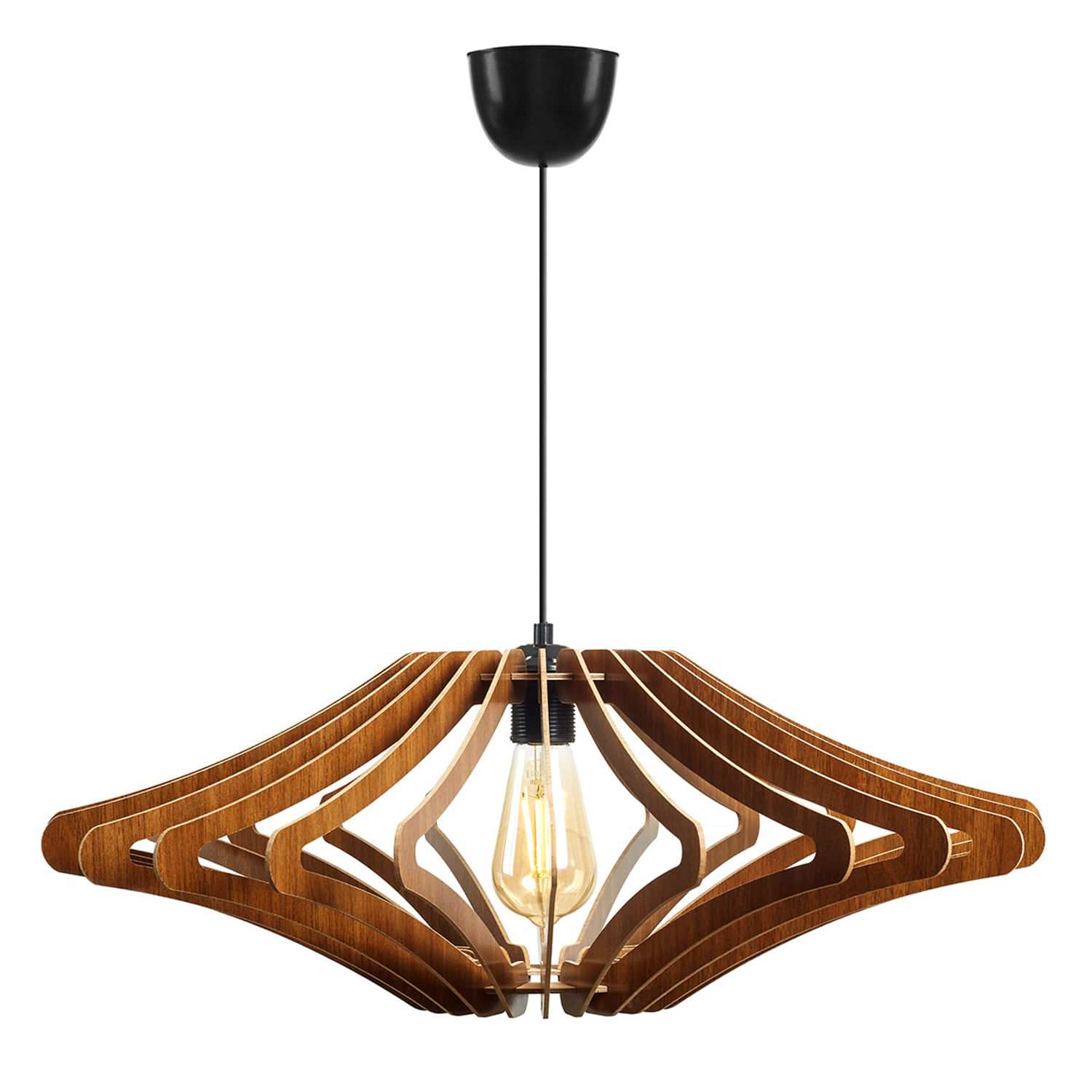 Candelabru, Opviq, mdf, nuc, 47x19x55 cm - 3 | YEO