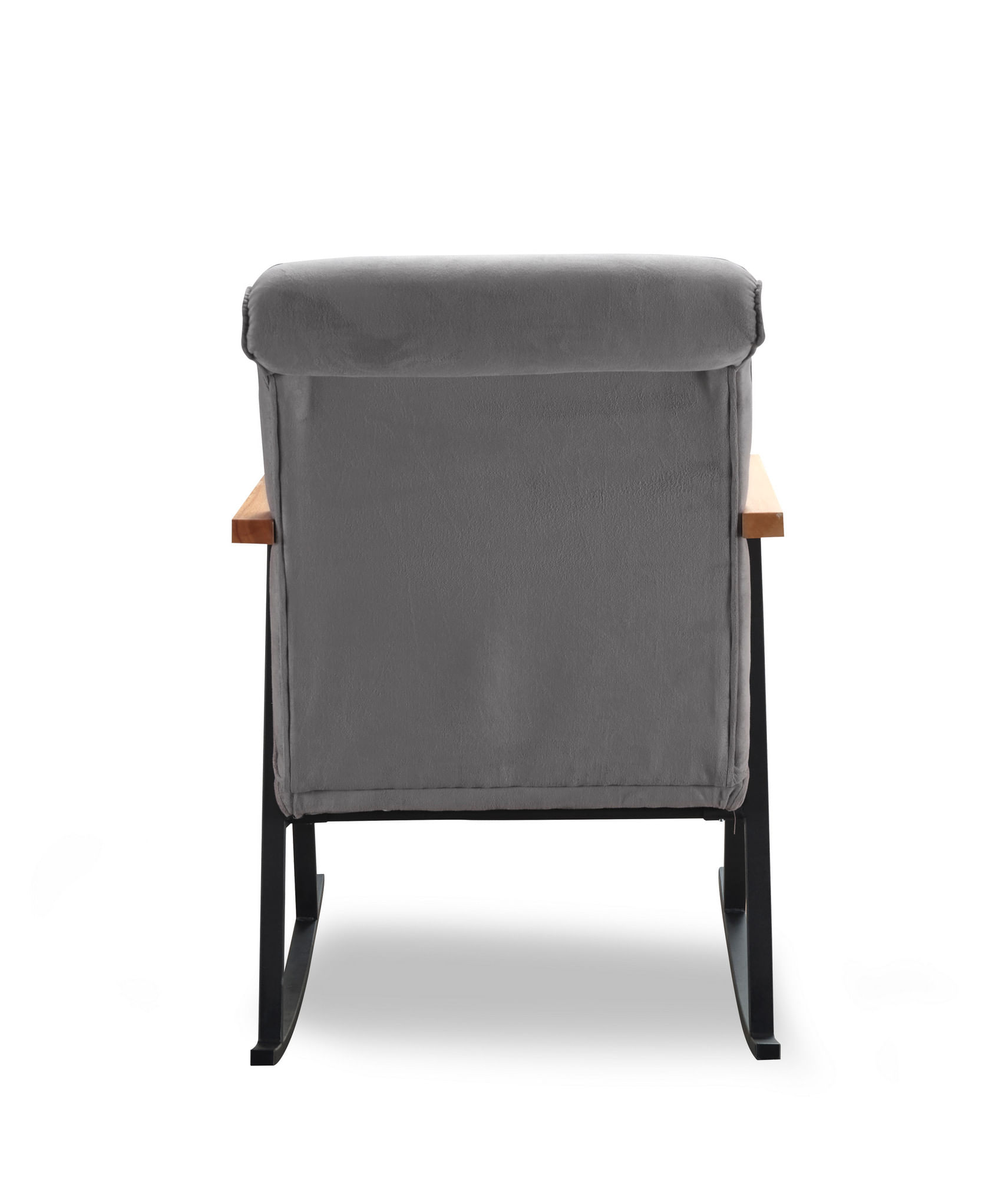 Fotoliu balansoar, Hanah Home, metal, gri, 65x55x44 cm — imaginea 2