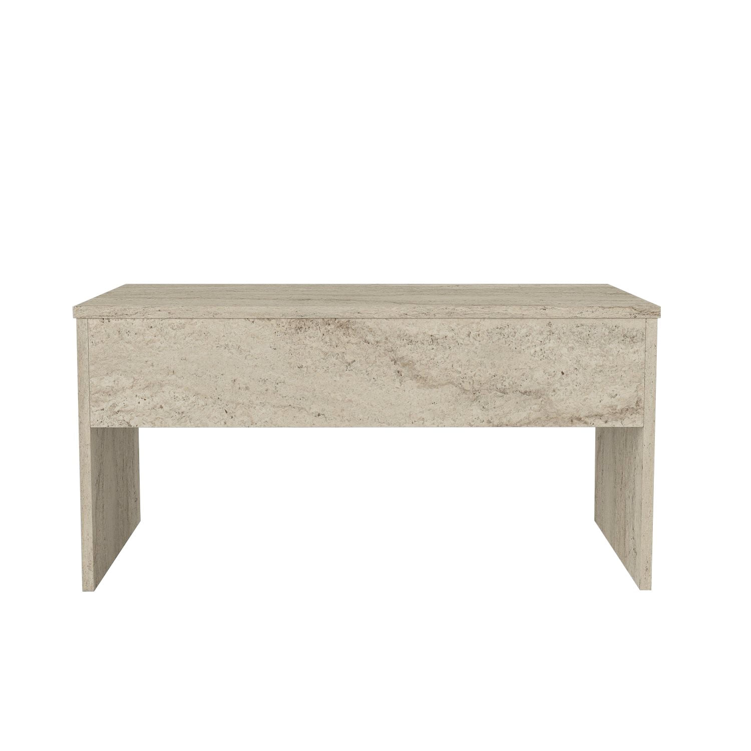 Masuta de cafea, Hanah Home, pal melaminat, travertin, 90x45x52 cm — imaginea 5