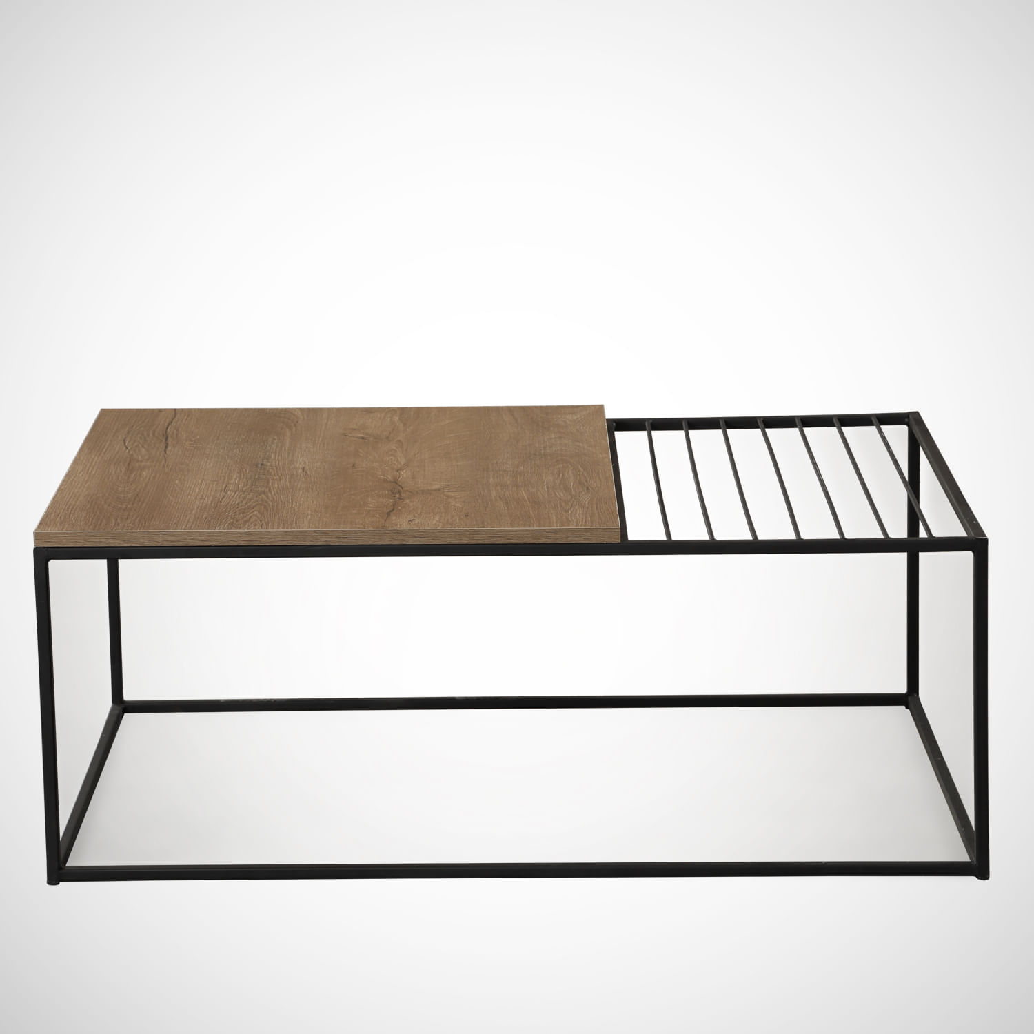 Masuta de cafea, Hanah Home, pal melaminat, stejar caucazian, 95x55x43 cm, 801CMY2841 — imaginea 3