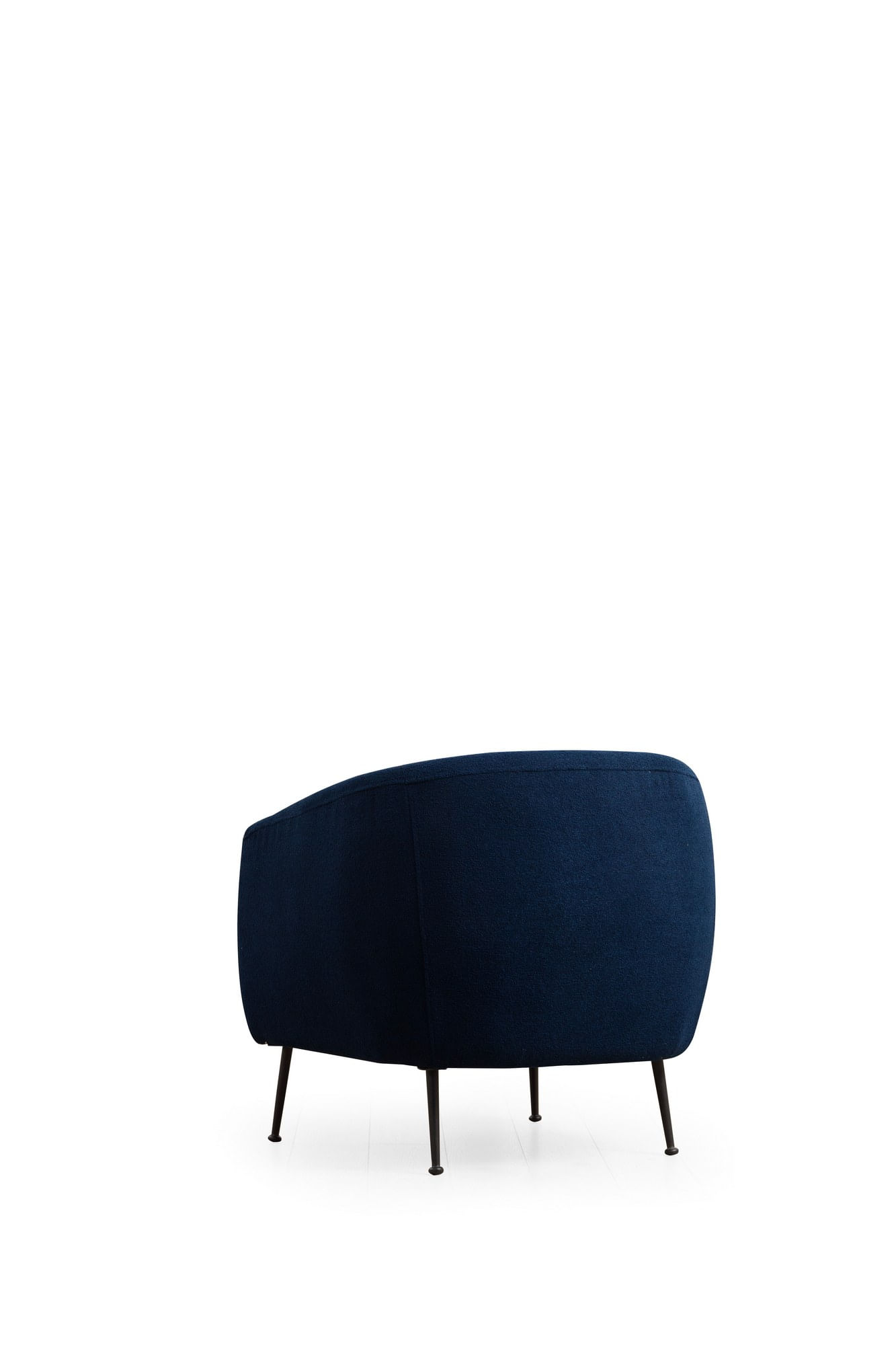Fotoliu, Atelier Del Sofa, lemn de fag si pal, albastru, 70x82x82 cm — imaginea 5