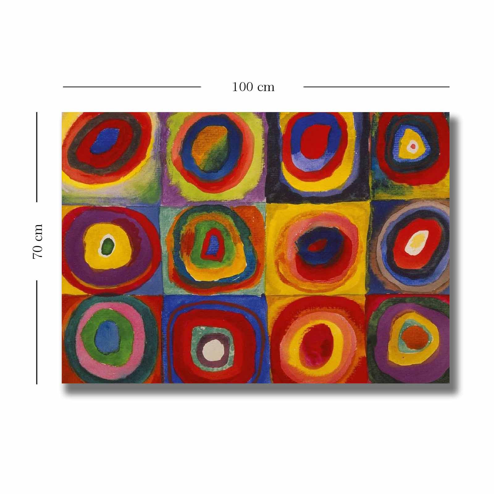 Tablou decorativ, Wallxpert, panza, multicolor, 70x100 cm, rama lemn, 677VSL1143