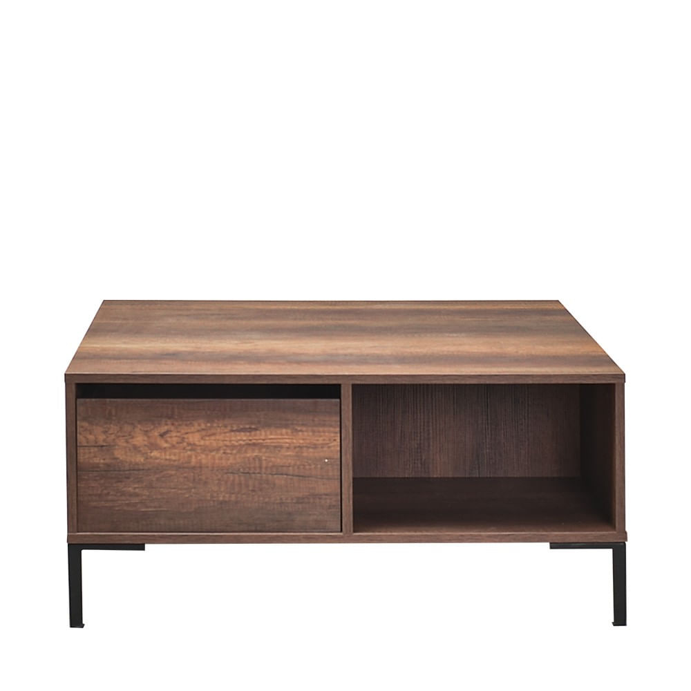Masuta de cafea, Hanah Home, pal melaminat, nuc, 90x90x42 cm, 479ADR1808 — imaginea 5