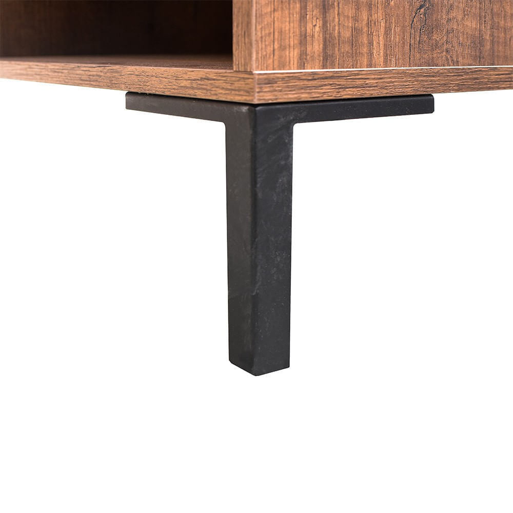 Masuta de cafea, Hanah Home, pal melaminat, nuc, 90x90x42 cm, 479ADR1808 — imaginea 9