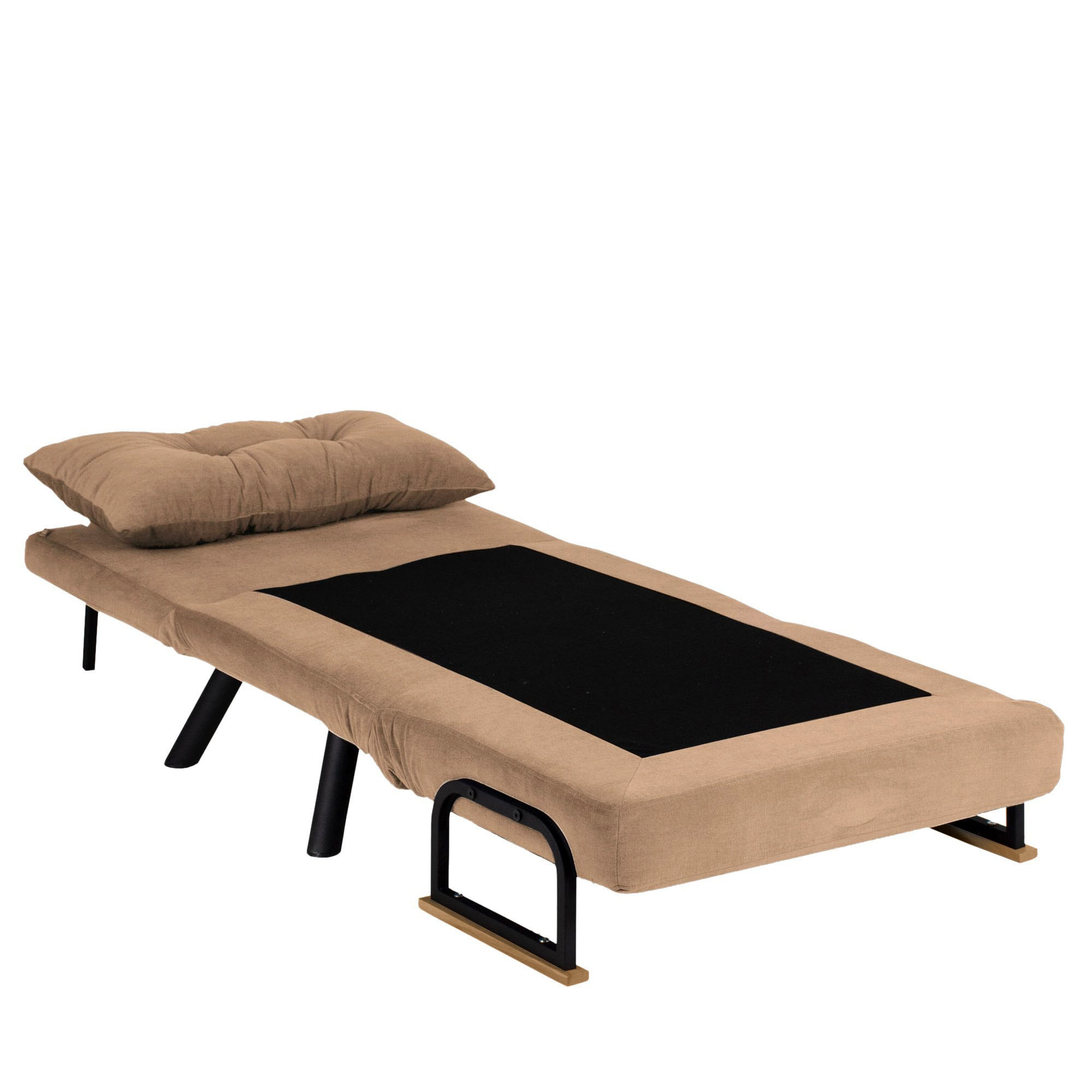 Canapea extensibila, Atelier Del Sofa, metal, maro deschis, 175x60 cm — imaginea 6